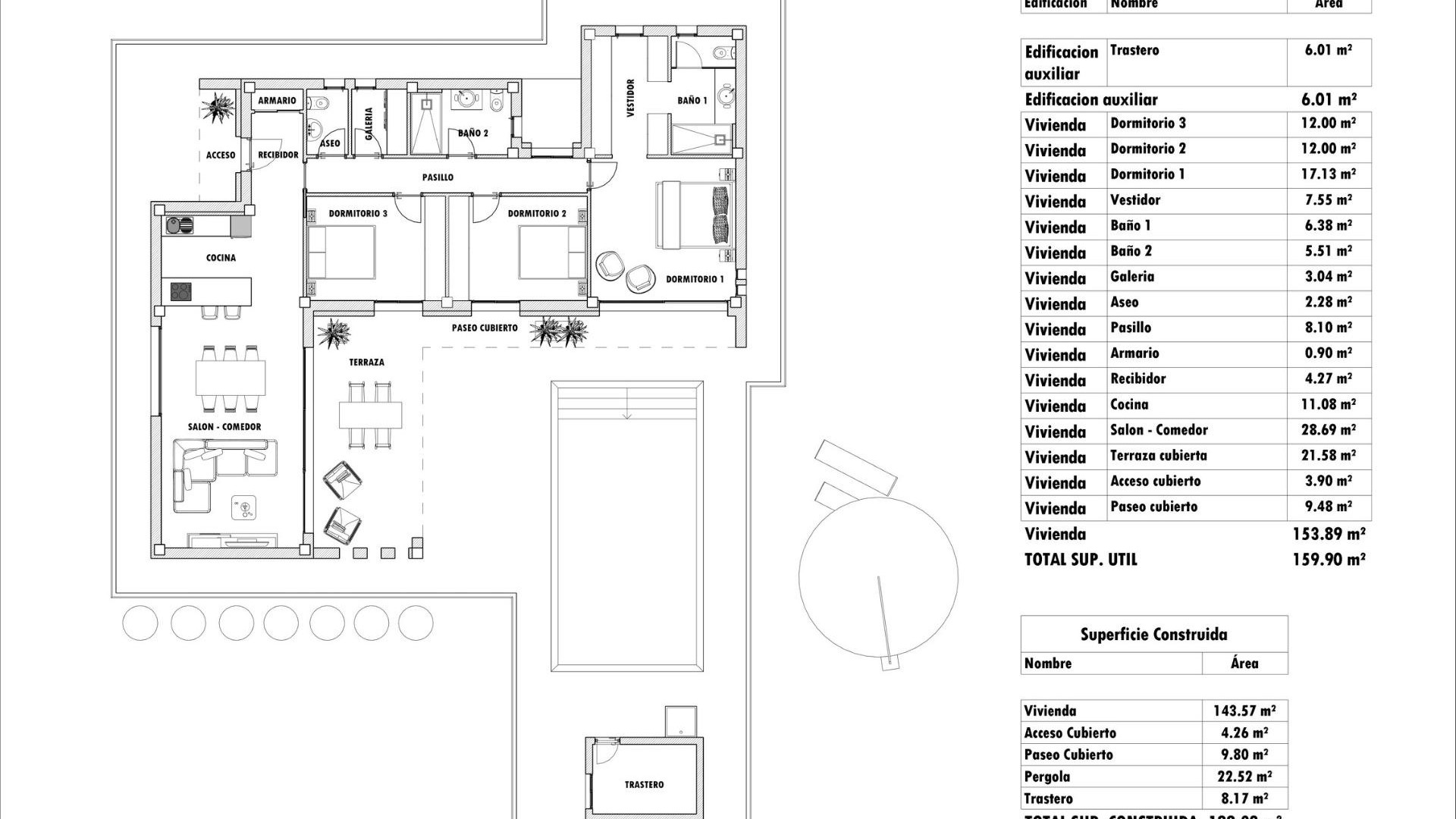 New Build - Freistehende Villa -
Aspe - Poligono 19