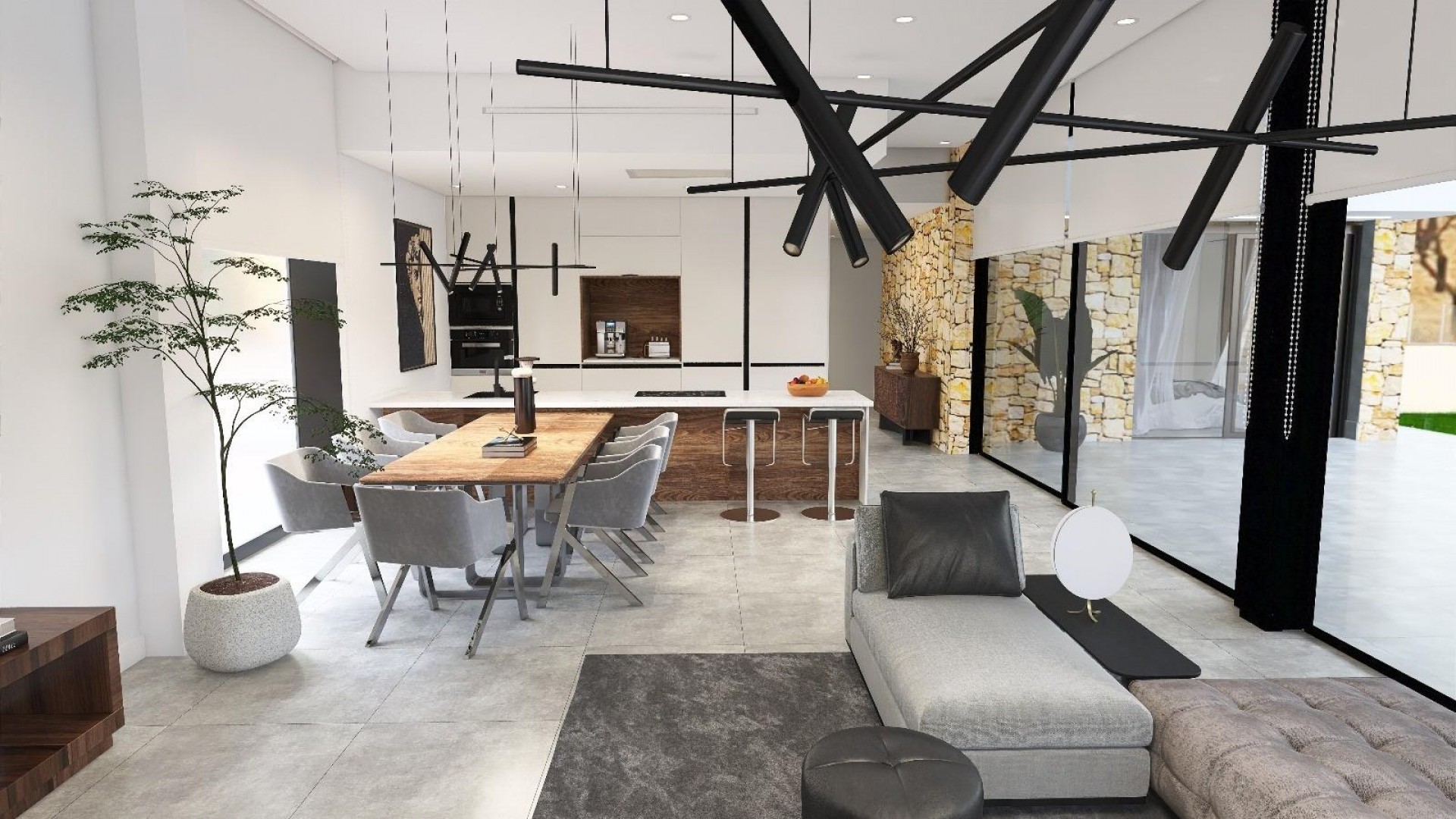 New Build - Freistehende Villa -
Aspe - Poligono 19