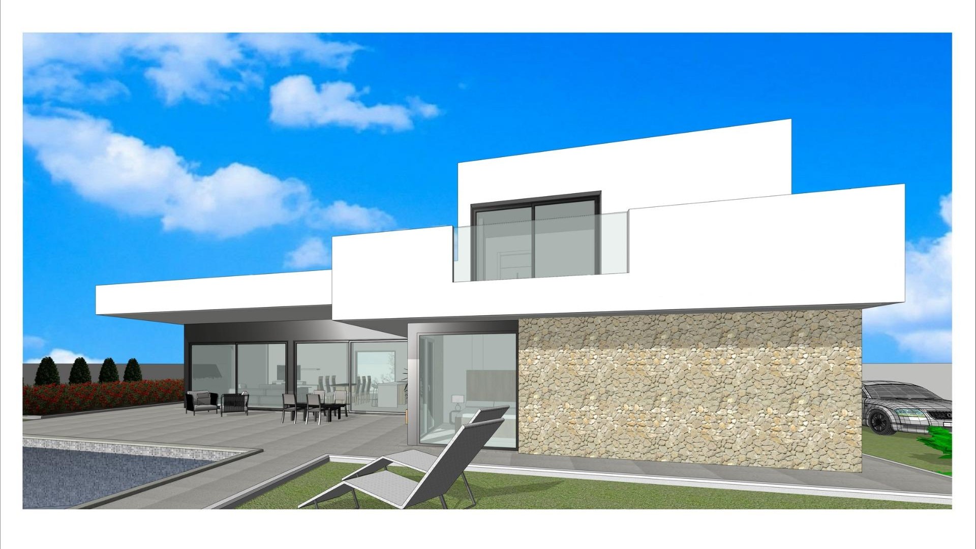 New Build - Freistehende Villa -
Aspe - Poligono 19