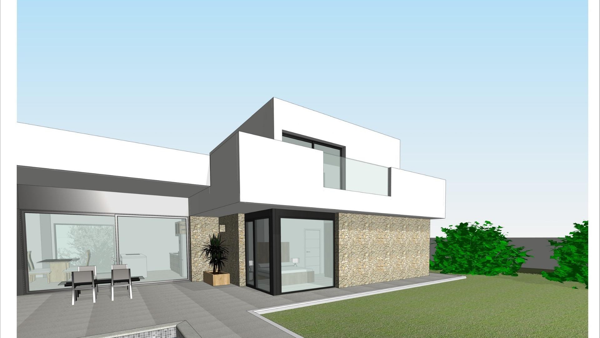 New Build - Freistehende Villa -
Aspe - Poligono 19