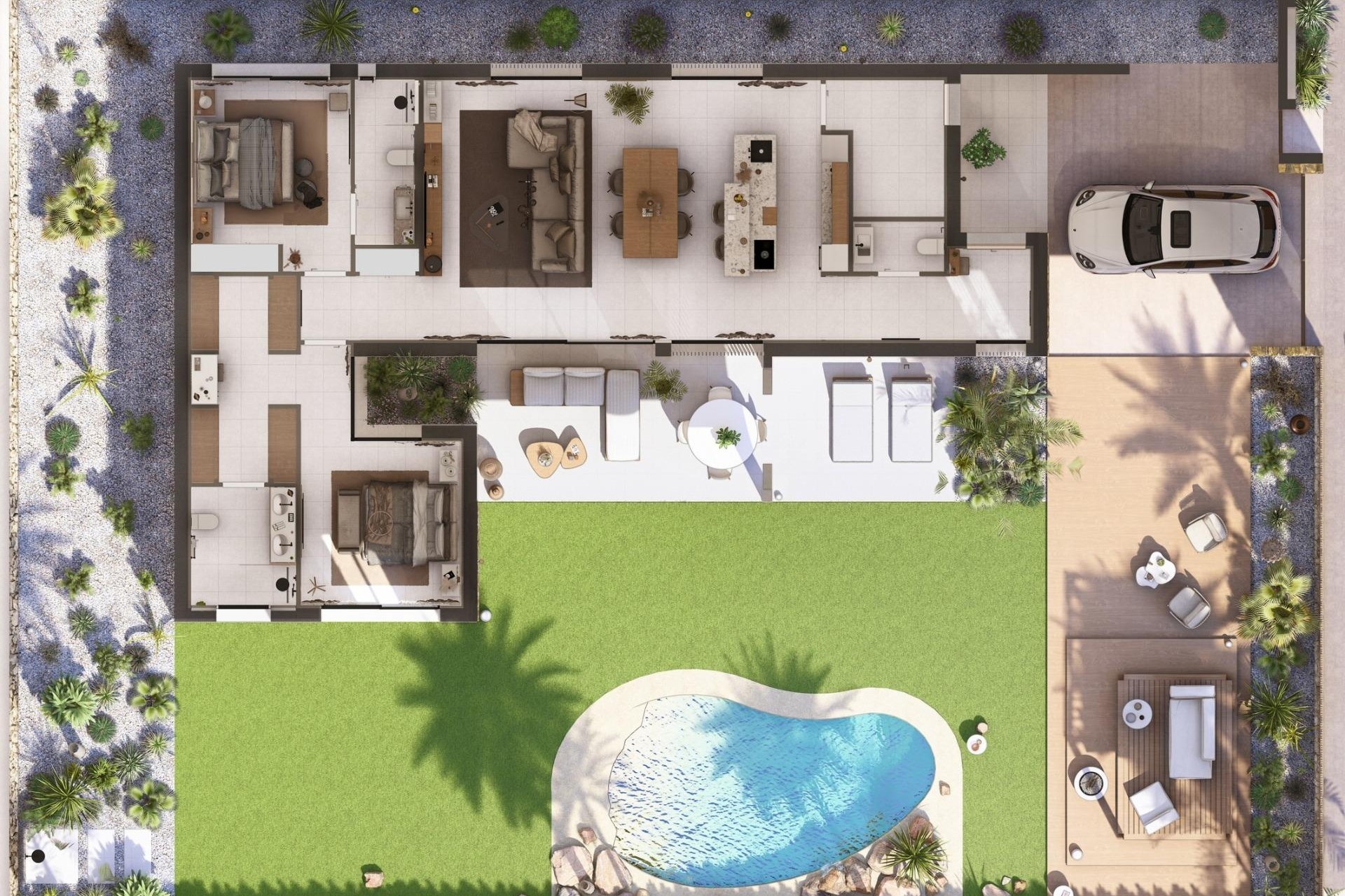 New Build - Freistehende Villa -
Baños y Mendigo - Altaona Golf