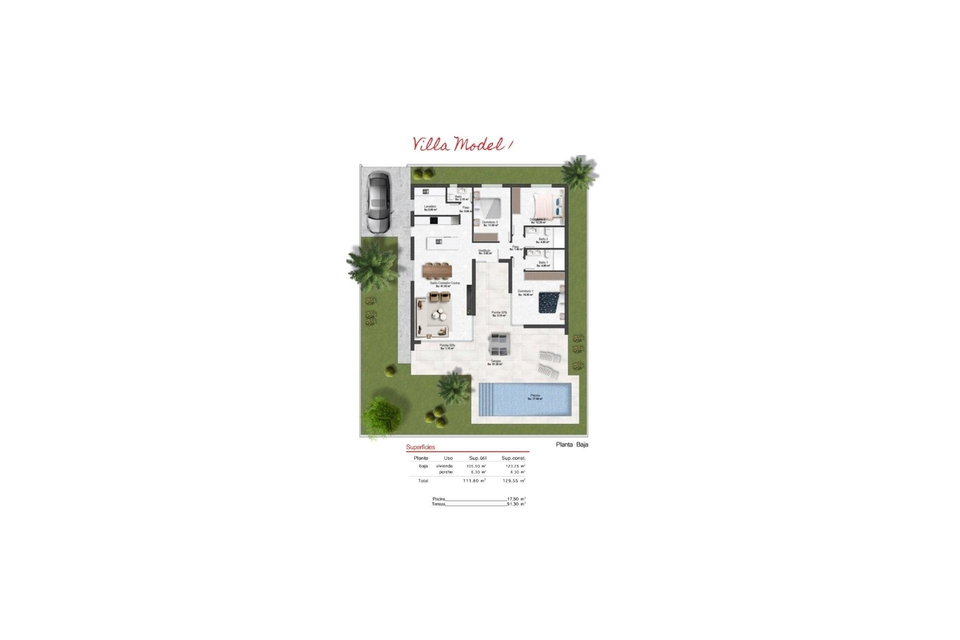 New Build - Freistehende Villa -
Baños y Mendigo - Altaona Golf