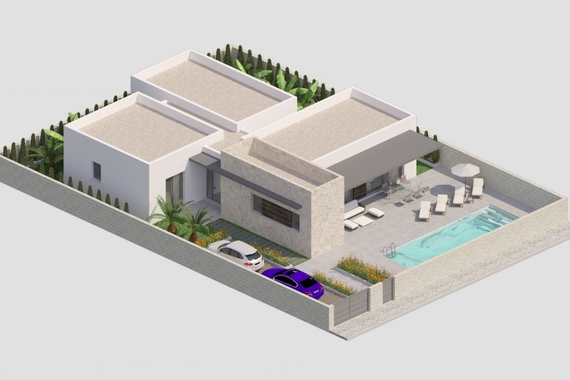 New Build - Freistehende Villa -
Benijofar - Polideportivo