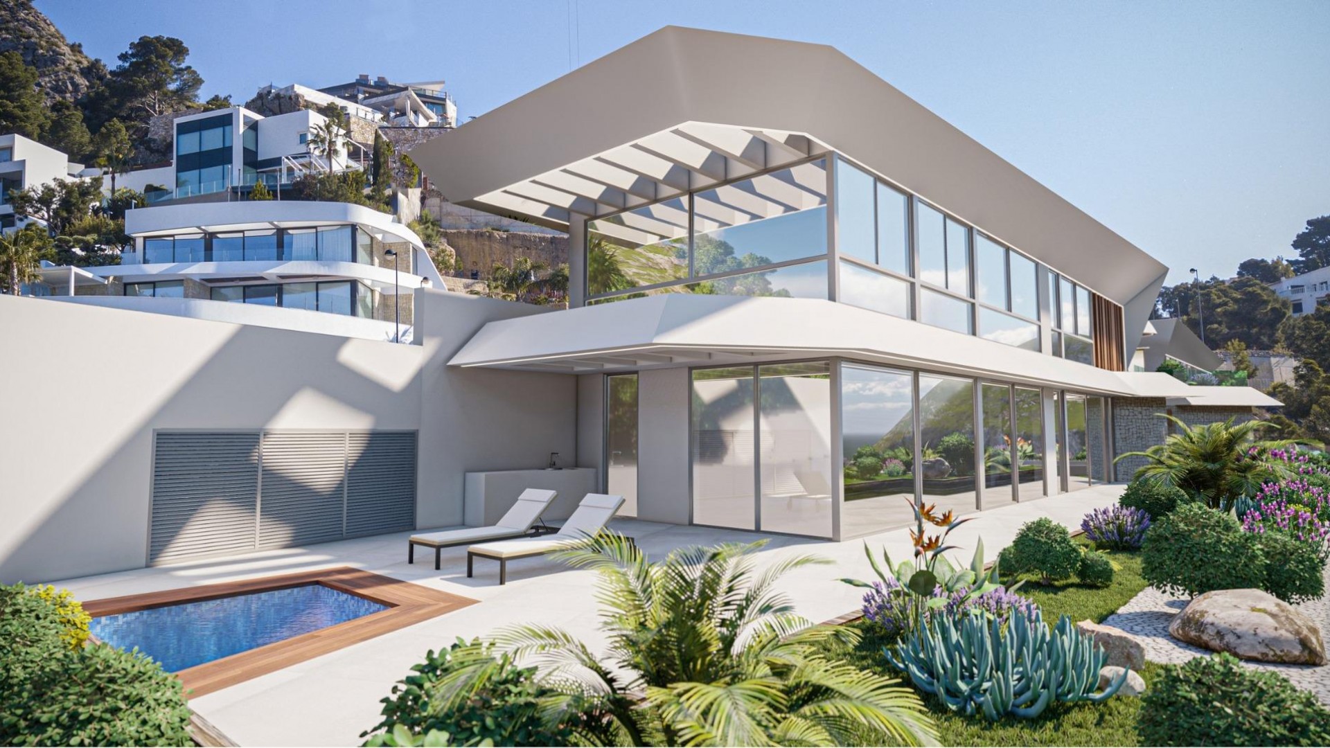 New Build - Freistehende Villa -
Calpe - Mascarat