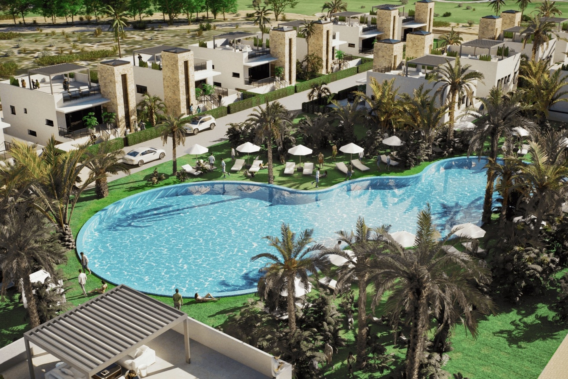 New Build - Freistehende Villa -
Camposol - Camposol Golf
