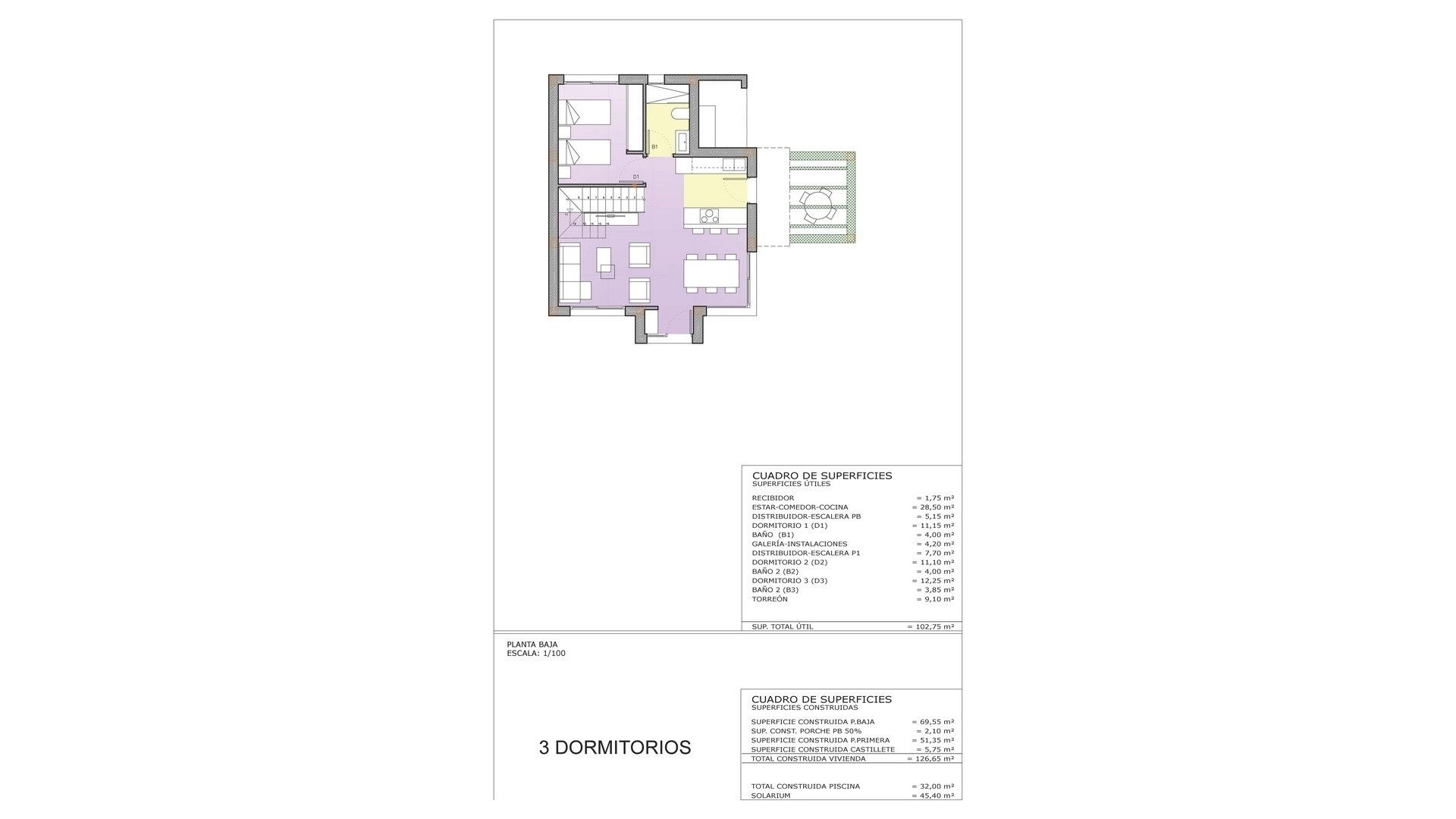 New Build - Freistehende Villa -
Cartagena - Playa Honda