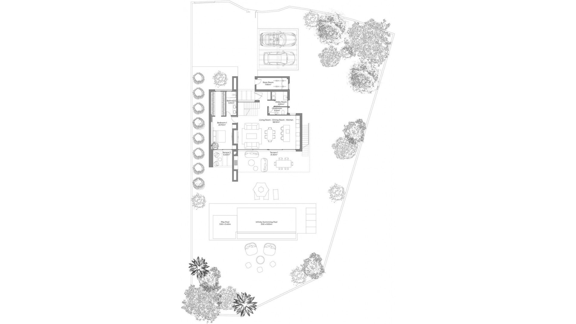 New Build - Freistehende Villa -
Cuevas Del Almanzora - Desert Springs Golf Club