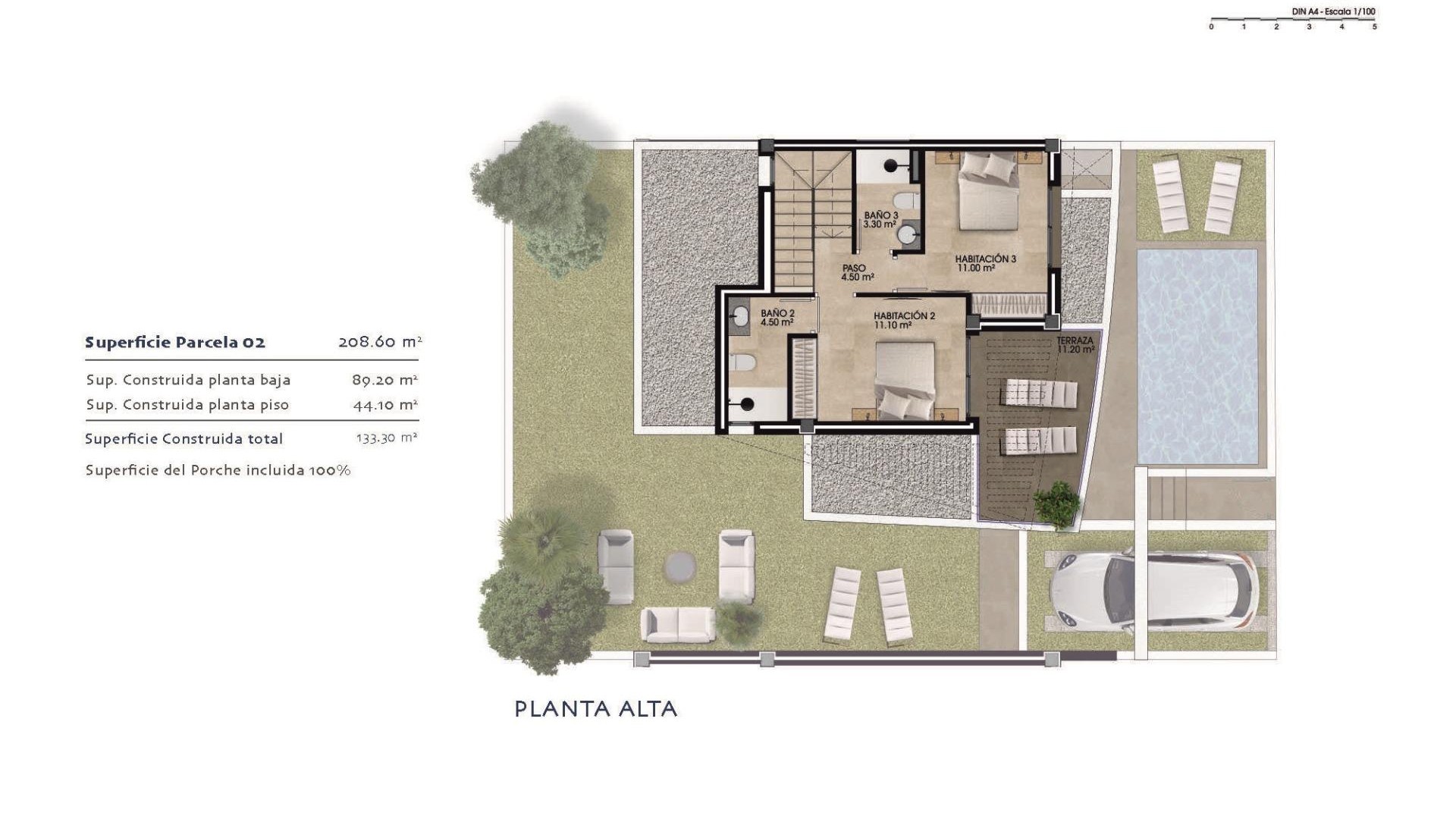 New Build - Freistehende Villa -
Dolores - polideportivo
