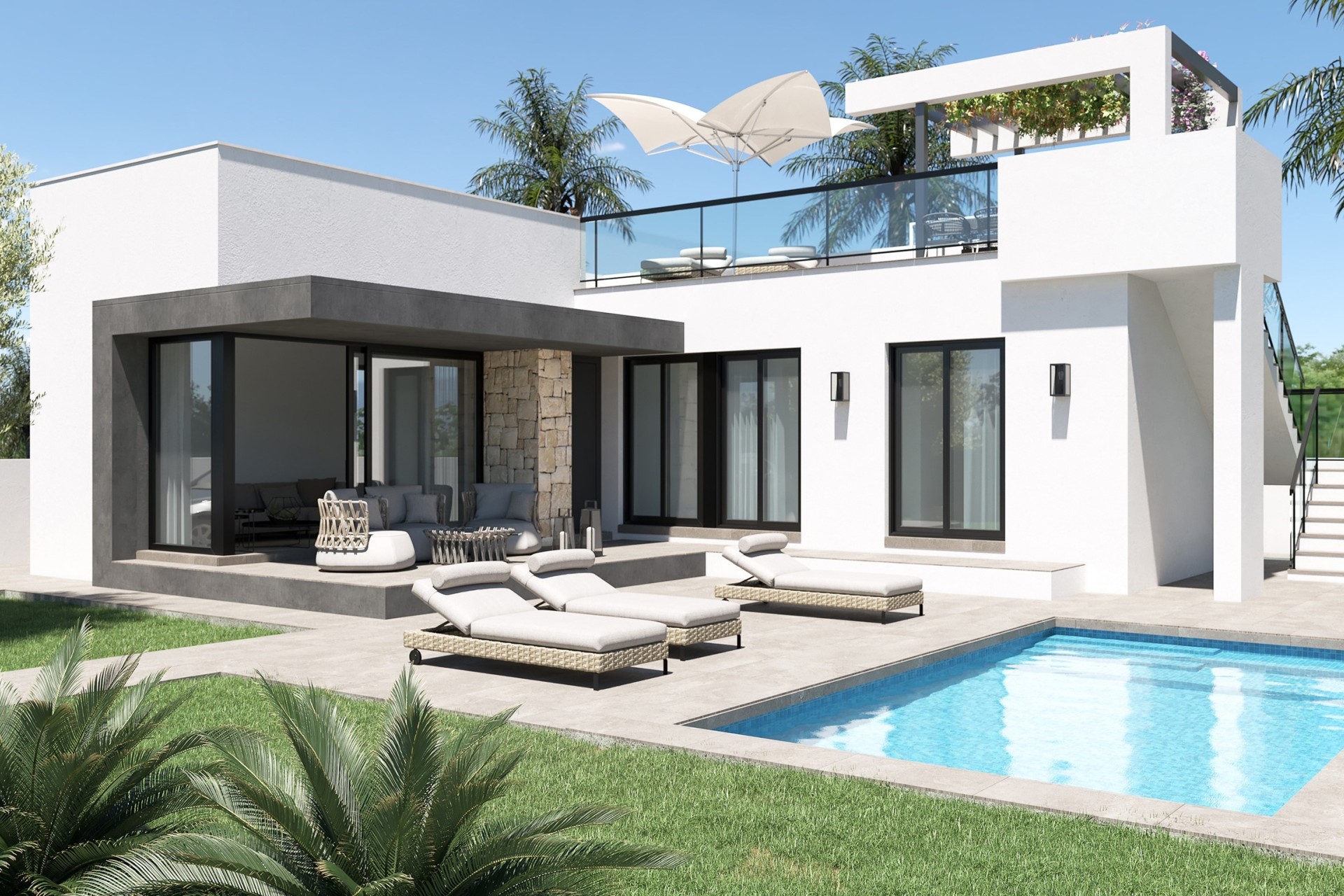 New Build - Freistehende Villa -
El Verger
