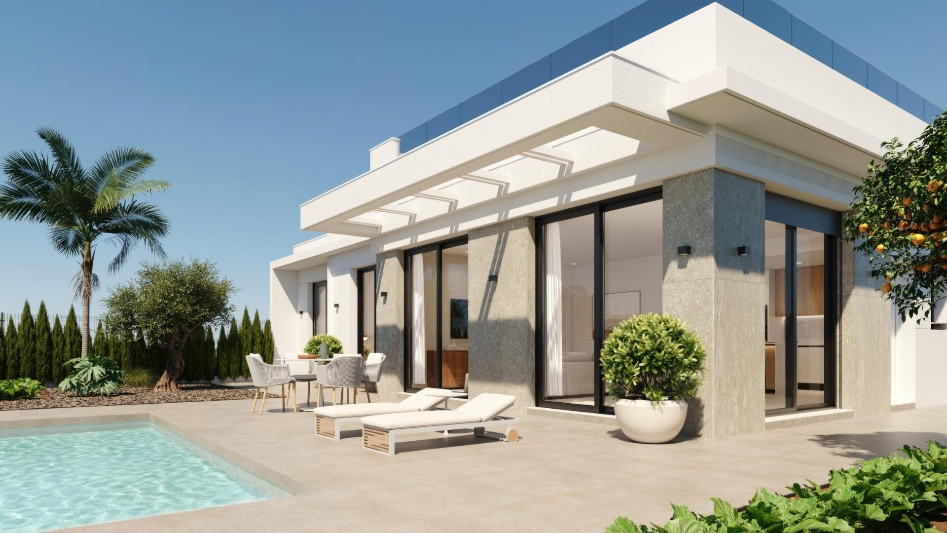 New Build - Freistehende Villa -
Fuente Álamo - Hacienda Del Álamo Golf