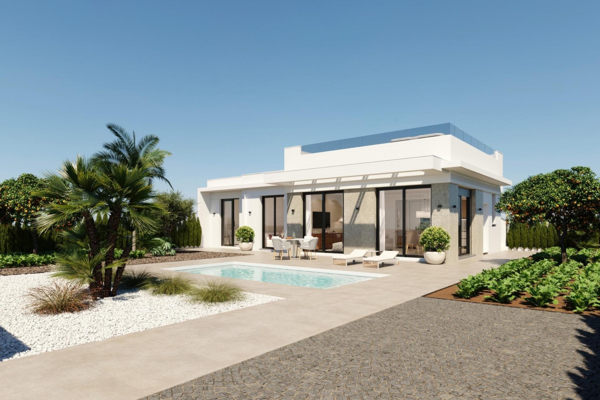 New Build - Freistehende Villa -
Fuente Álamo - Hacienda Del Álamo Golf