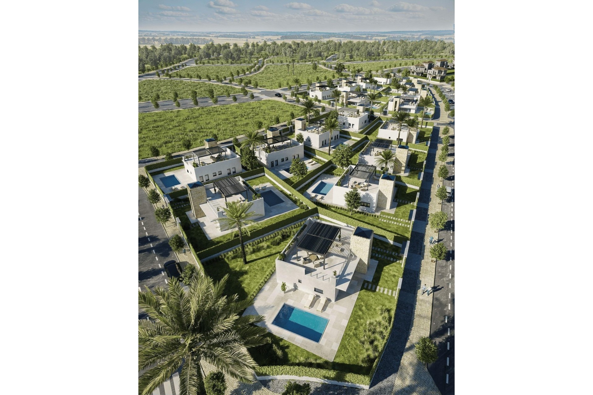 New Build - Freistehende Villa -
Lorca - Jardines de Almenara