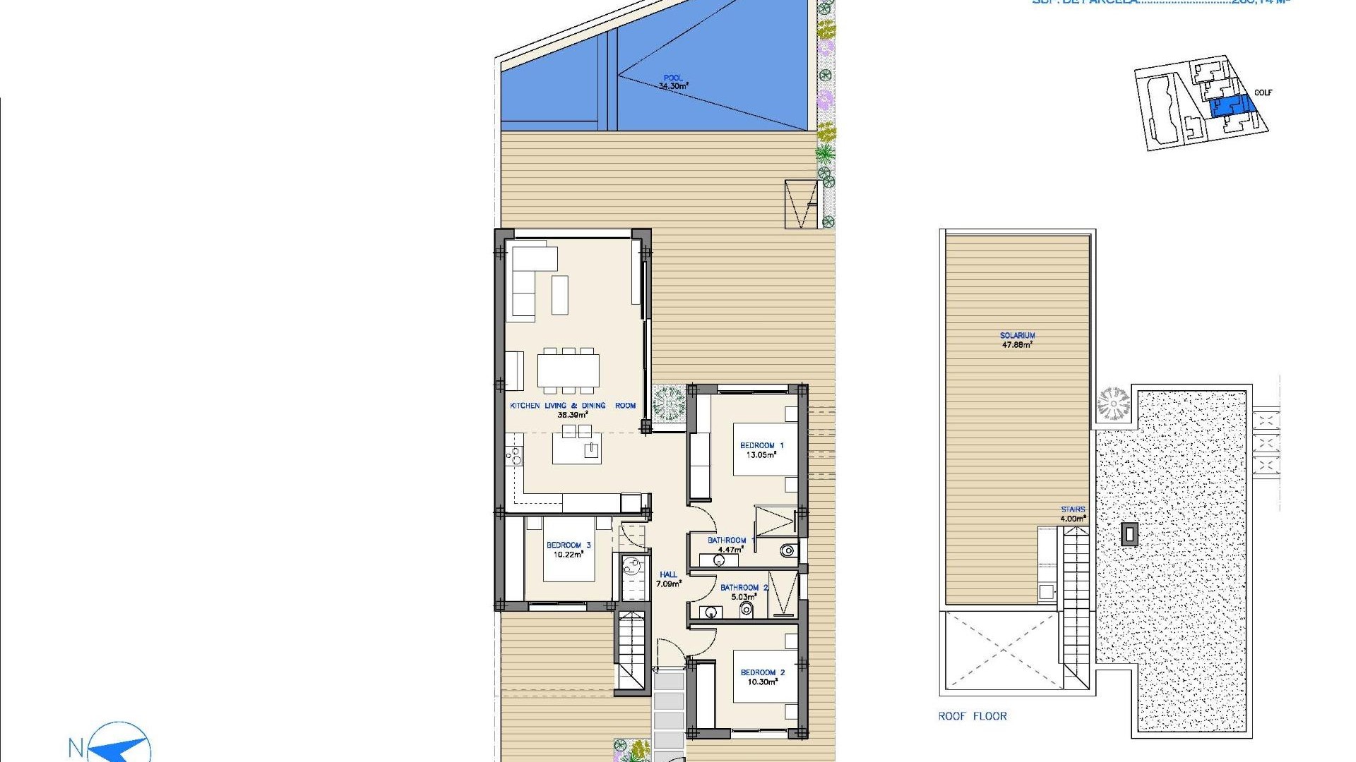 New Build - Freistehende Villa -
Los Alcazares - Serena Golf