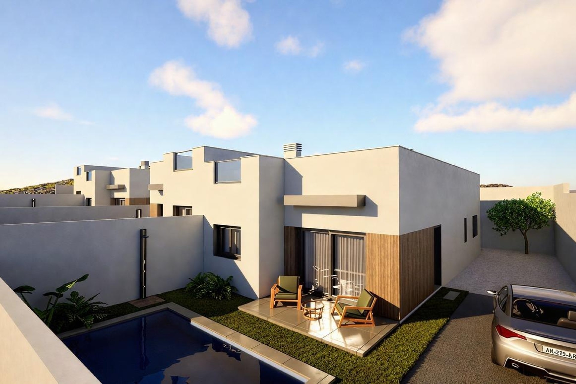 New Build - Freistehende Villa -
Mazarron - Country Club