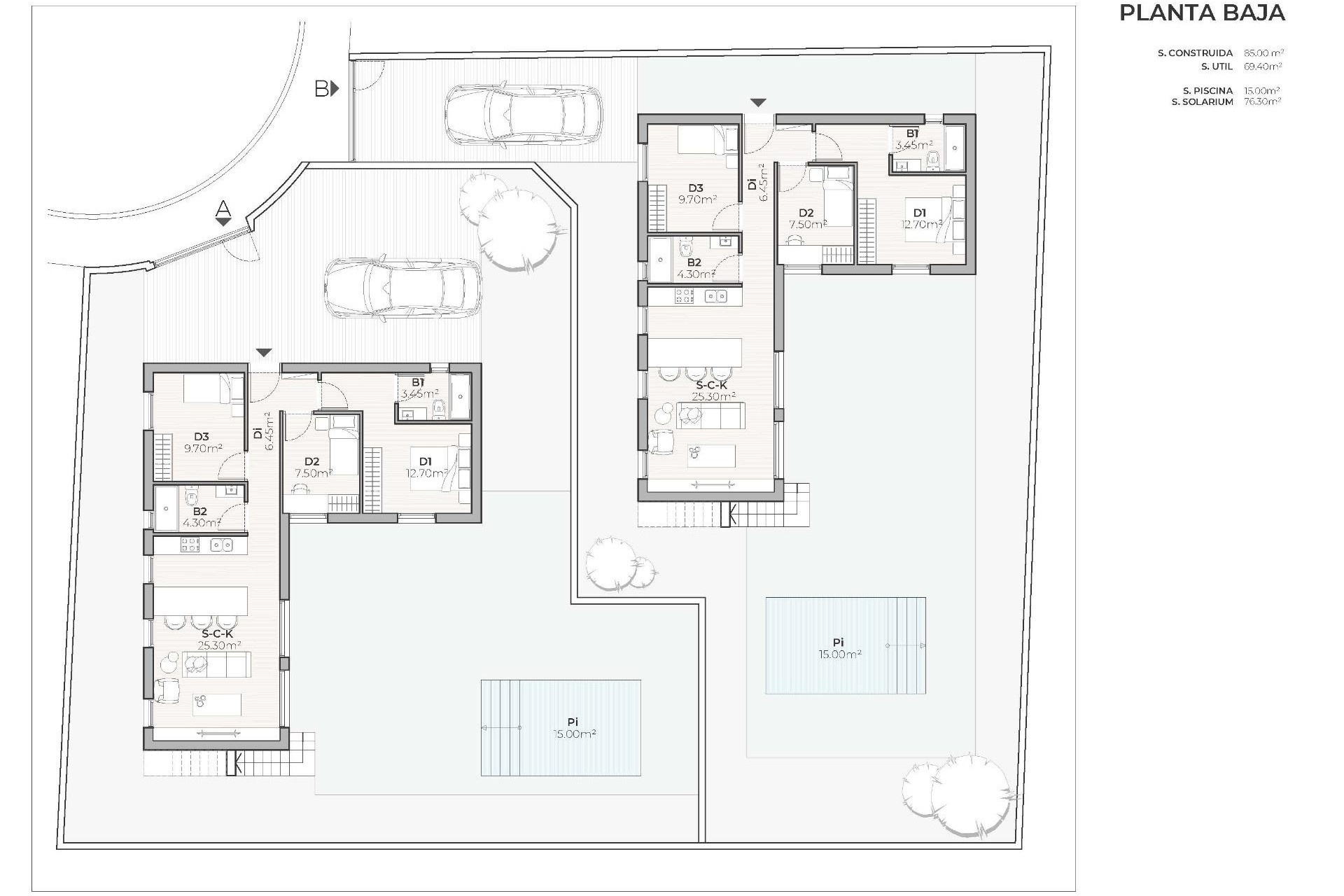 New Build - Freistehende Villa -
Mazarrón - Country Club