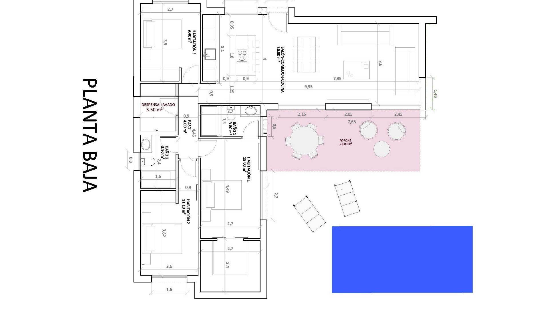 New Build - Freistehende Villa -
Monforte del Cid - La Capitana