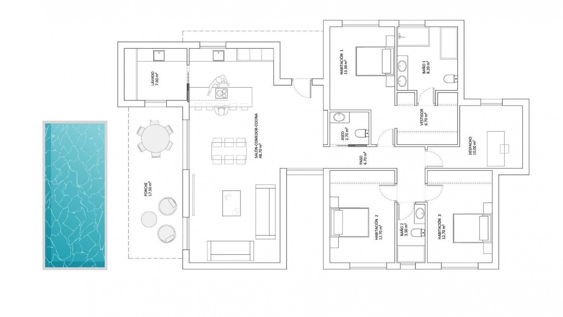 New Build - Freistehende Villa -
Monforte del Cid - La Capitana