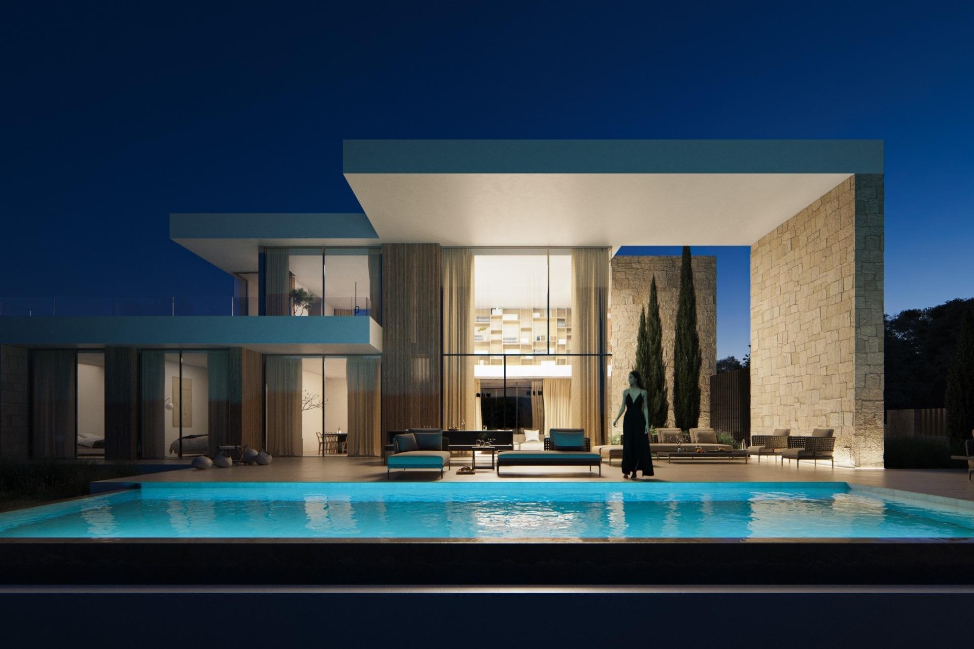 New Build - Freistehende Villa -
Moraira - Benimeit