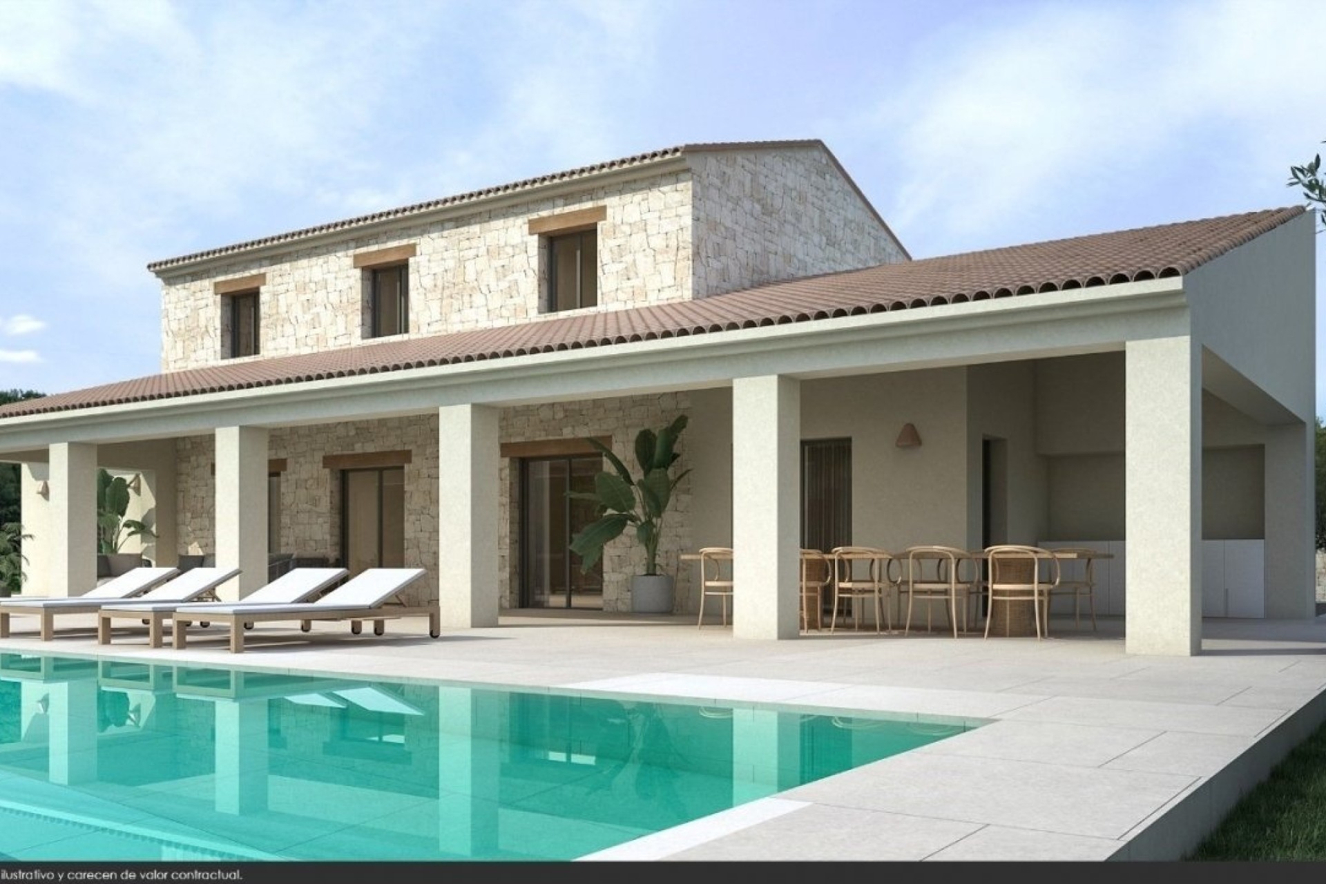 New Build - Freistehende Villa -
Moraira - Fustera