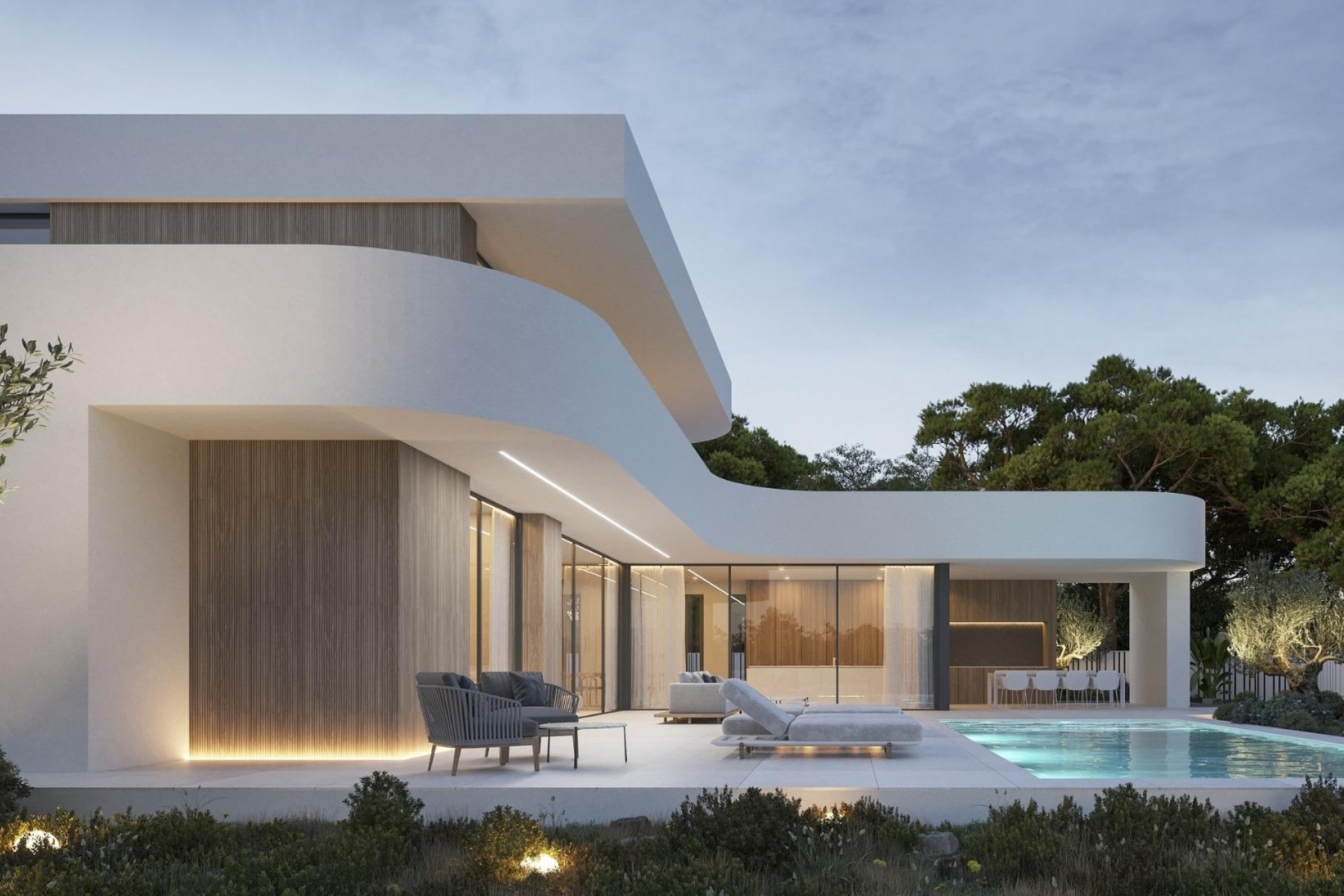 New Build - Freistehende Villa -
Moraira - La Sabatera