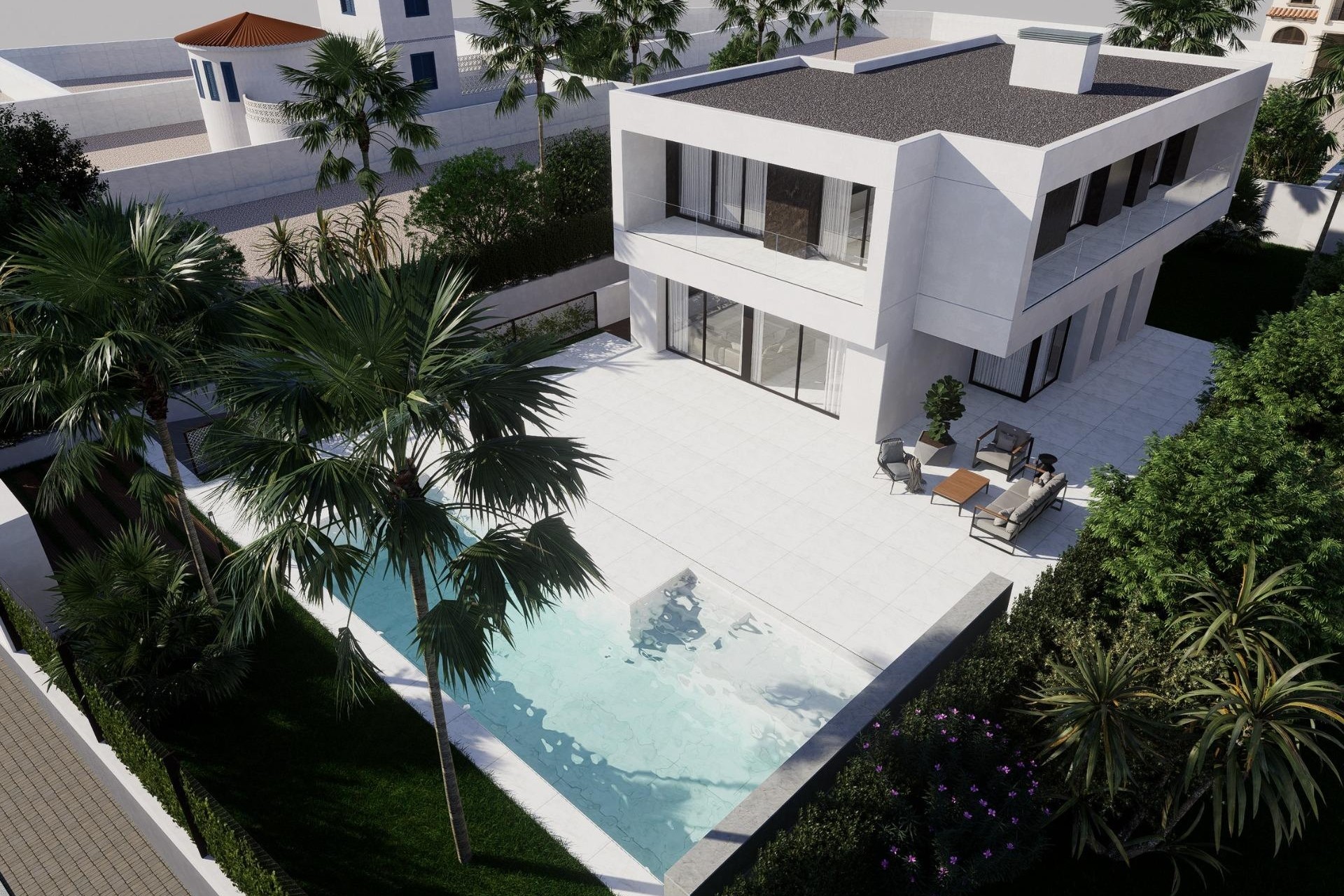 New Build - Freistehende Villa -
Orihuela Costa - La Zenia