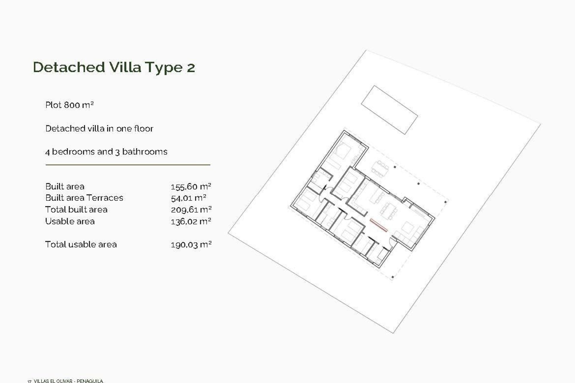 New Build - Freistehende Villa -
Penàguila - El Olivar
