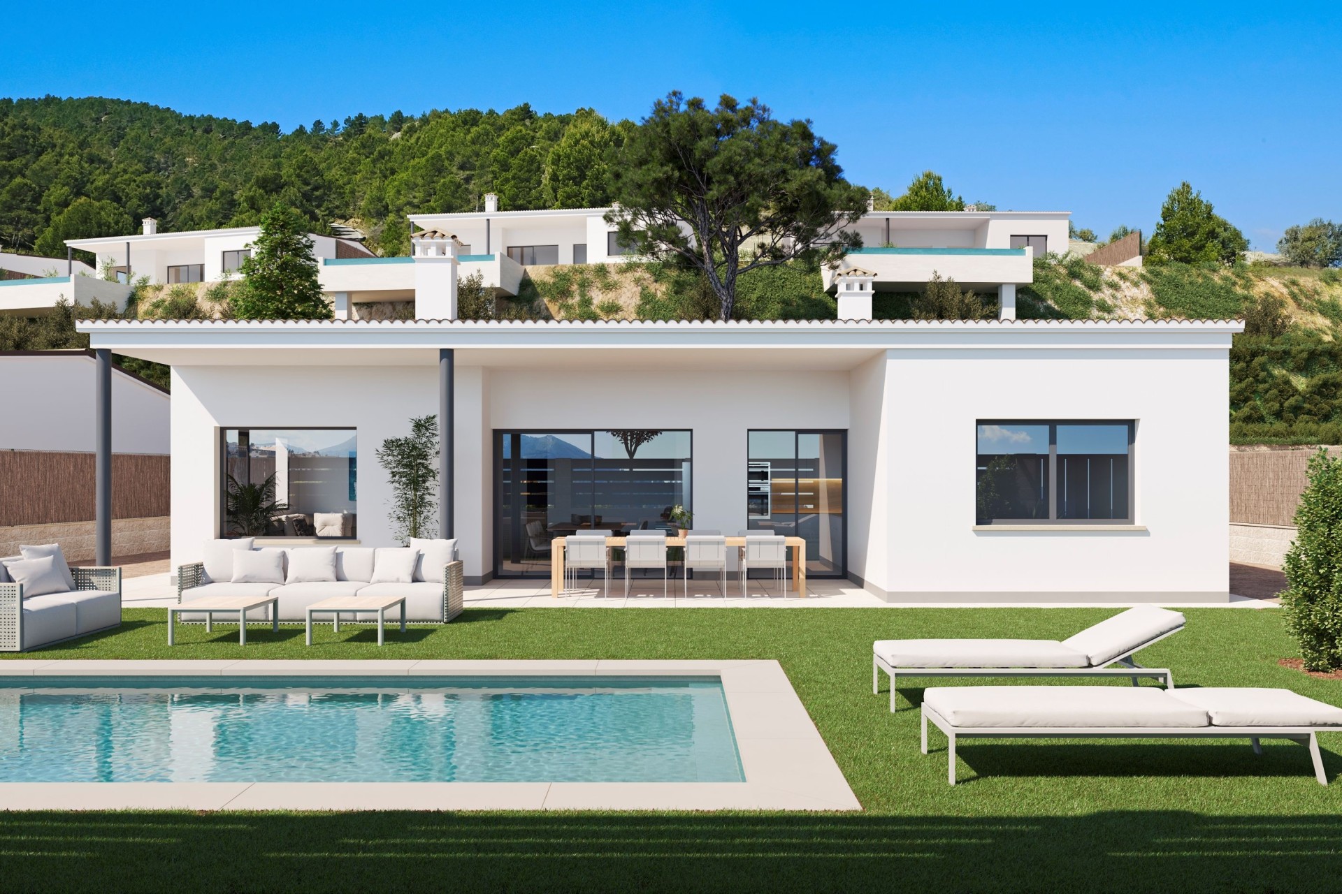 New Build - Freistehende Villa -
Penàguila