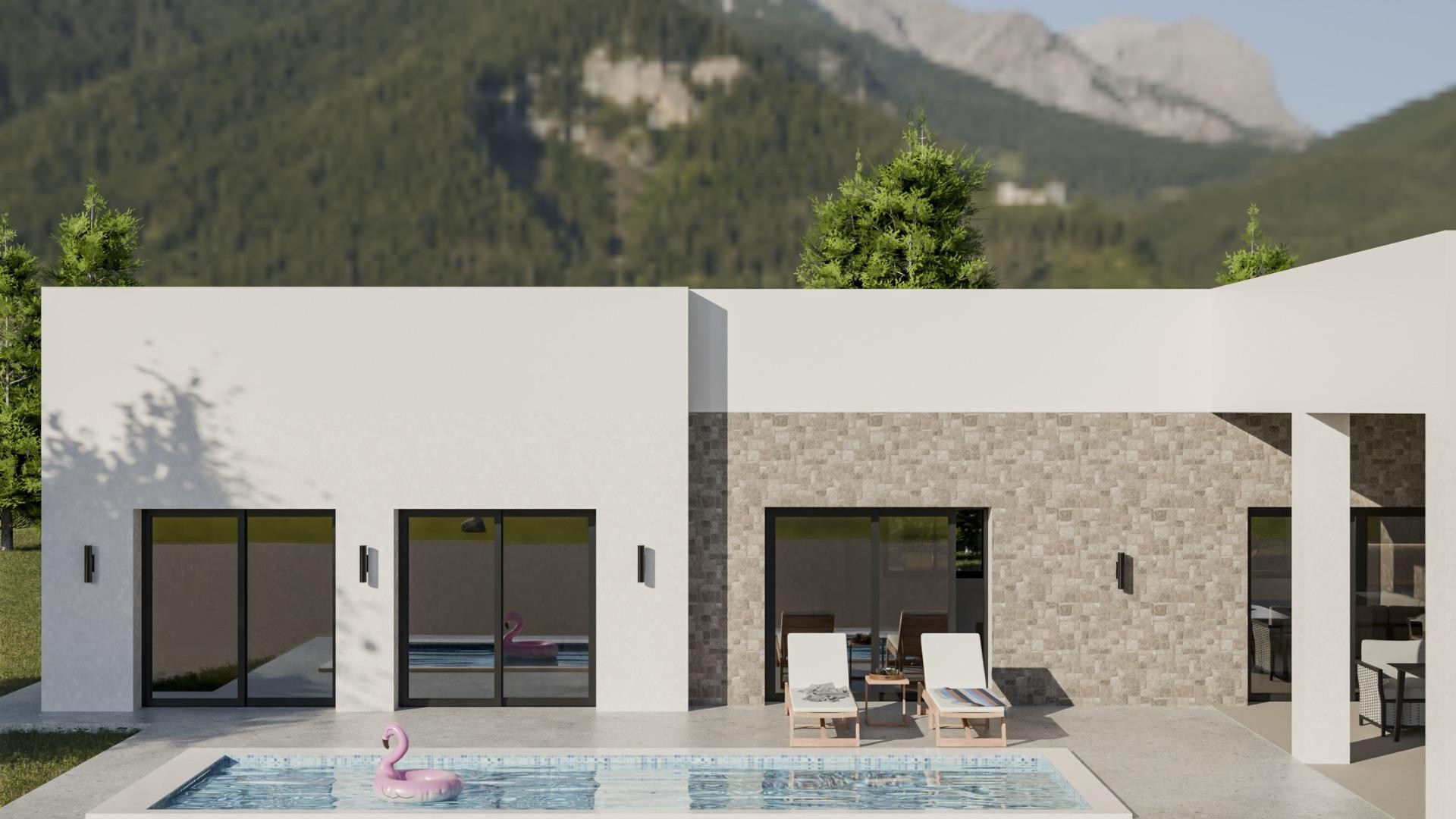 New Build - Freistehende Villa -
Pinoso - Campo