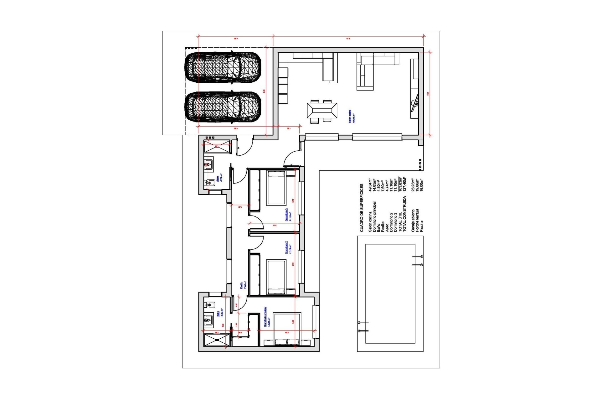 New Build - Freistehende Villa -
Pinoso - Campo