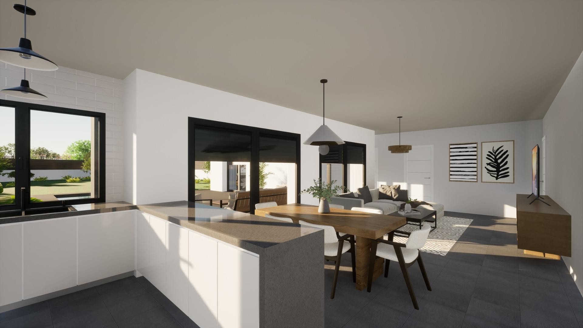 New Build - Freistehende Villa -
Pinoso - Campo