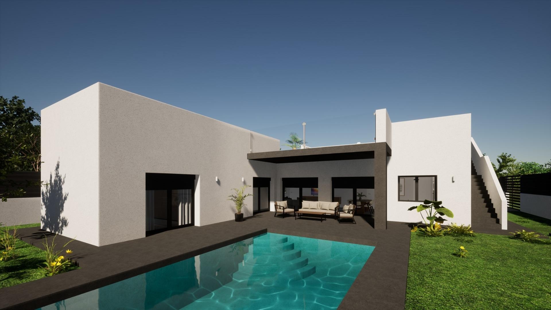 New Build - Freistehende Villa -
Pinoso - Campo