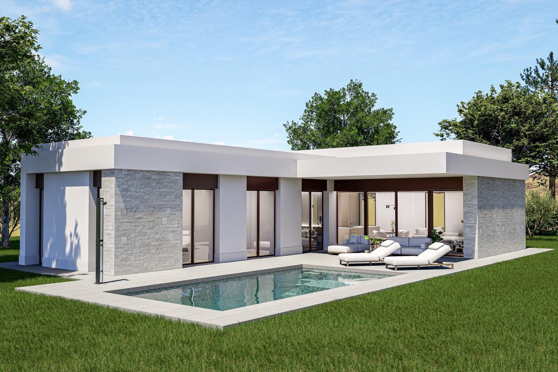 New Build - Freistehende Villa -
Pinoso - Lel