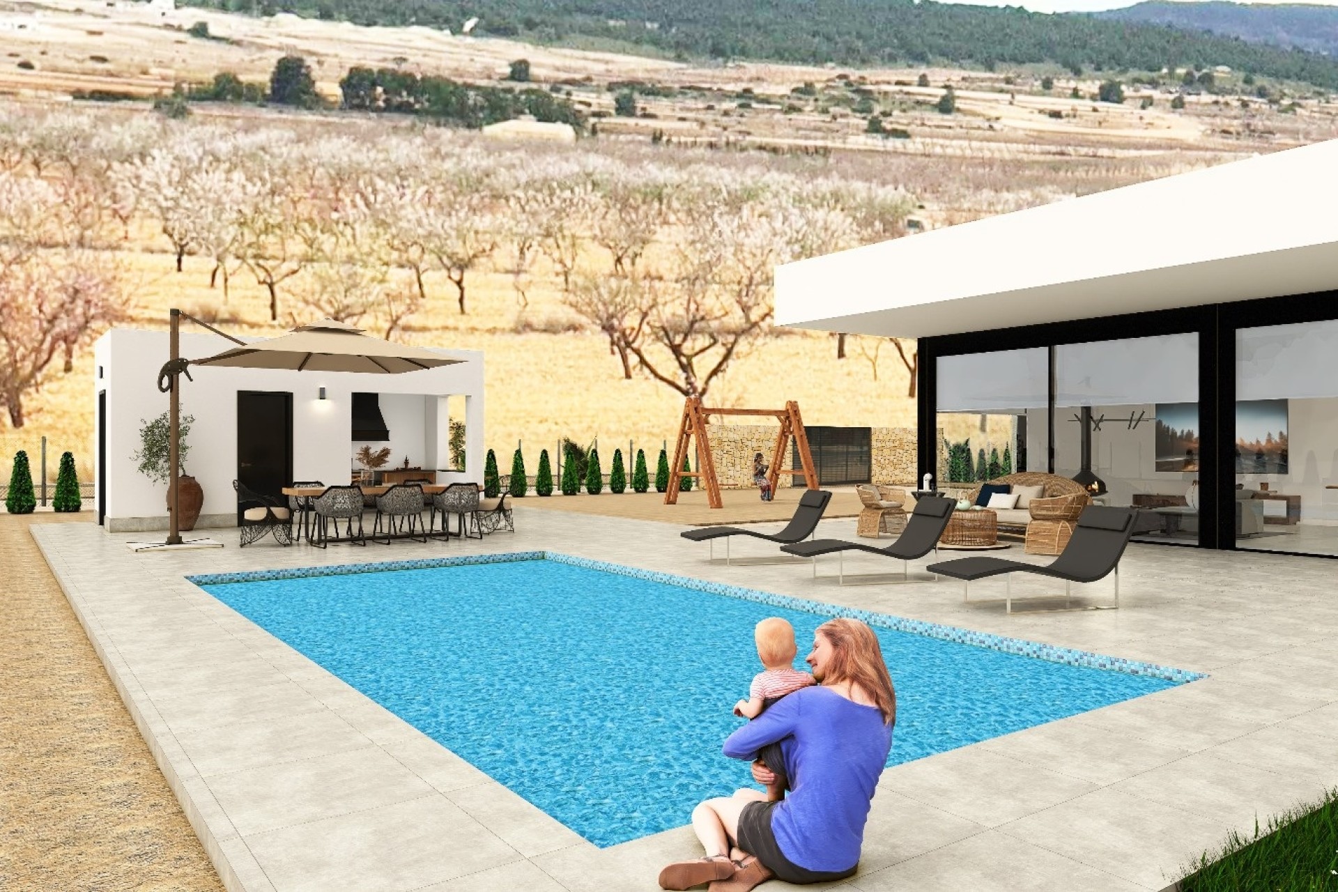 New Build - Freistehende Villa -
Pinoso