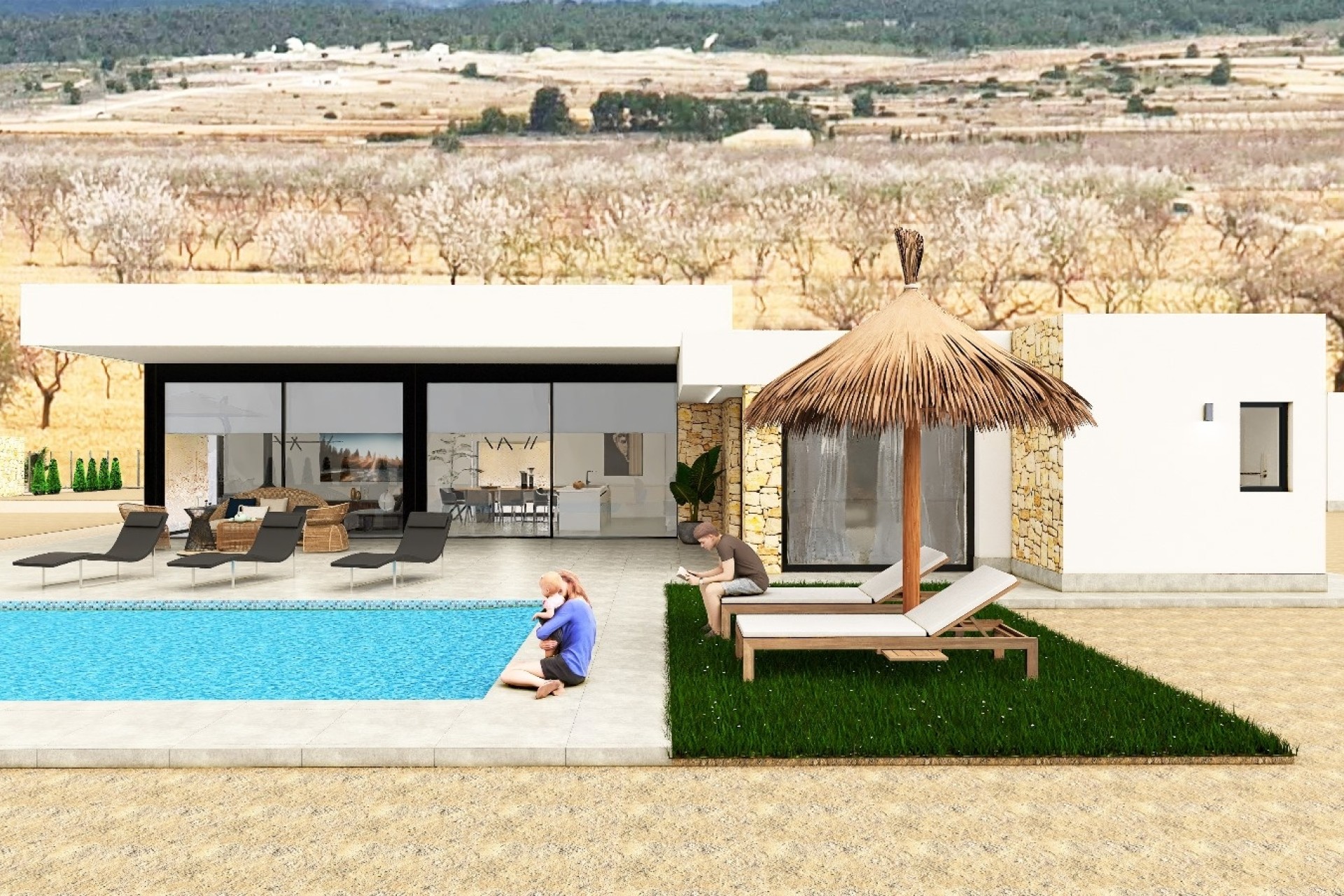 New Build - Freistehende Villa -
Pinoso
