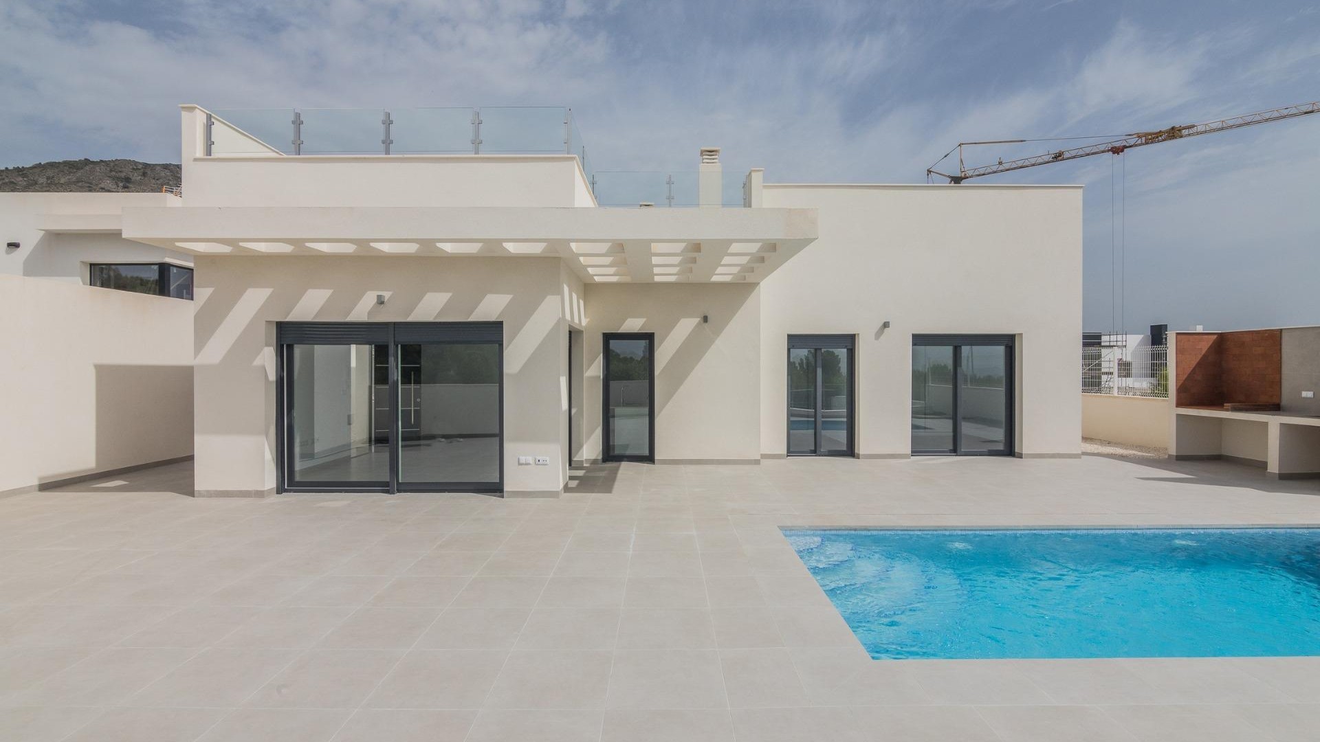 New Build - Freistehende Villa -
Polop - La Alberca