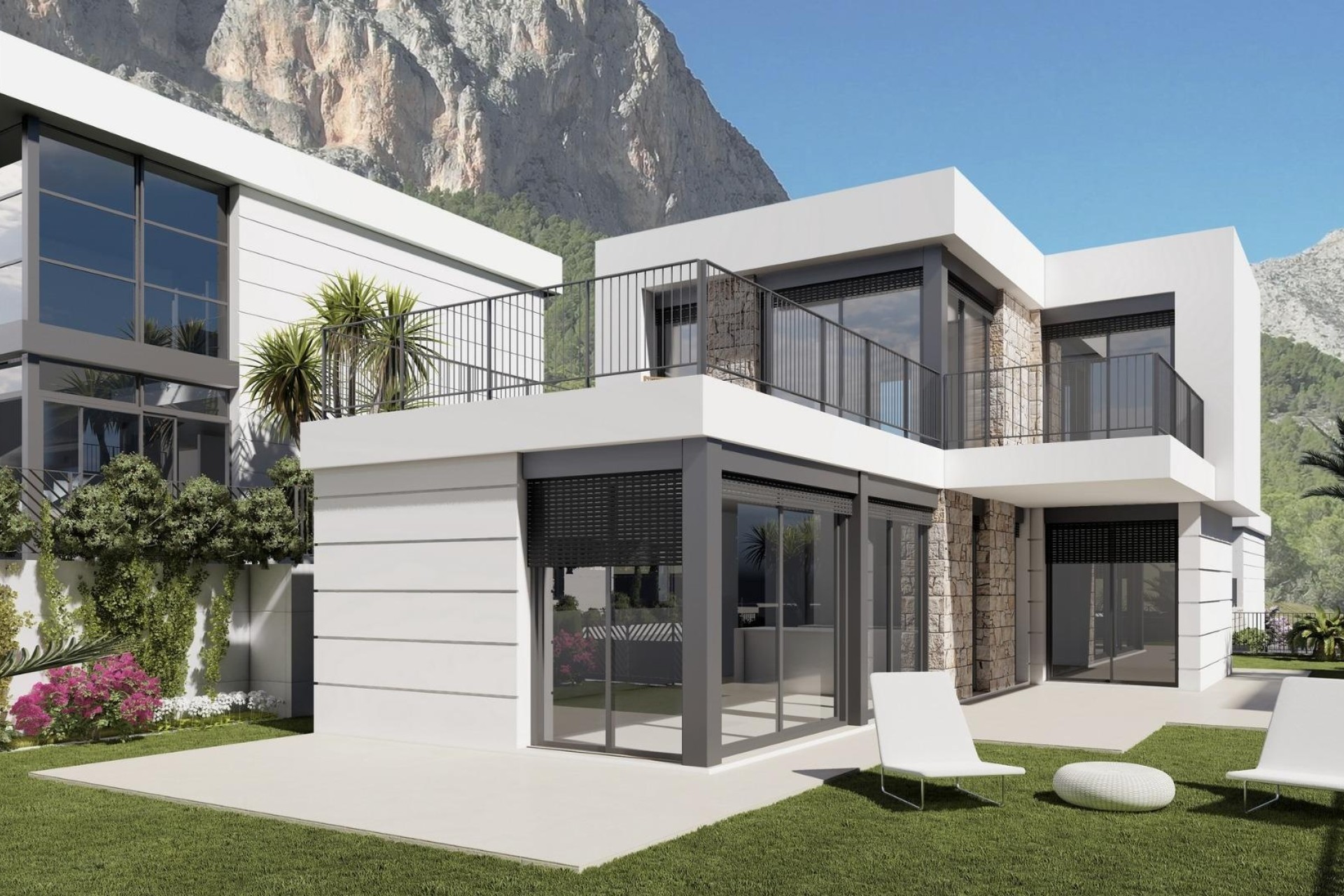 New Build - Freistehende Villa -
Polop - Polop Hills