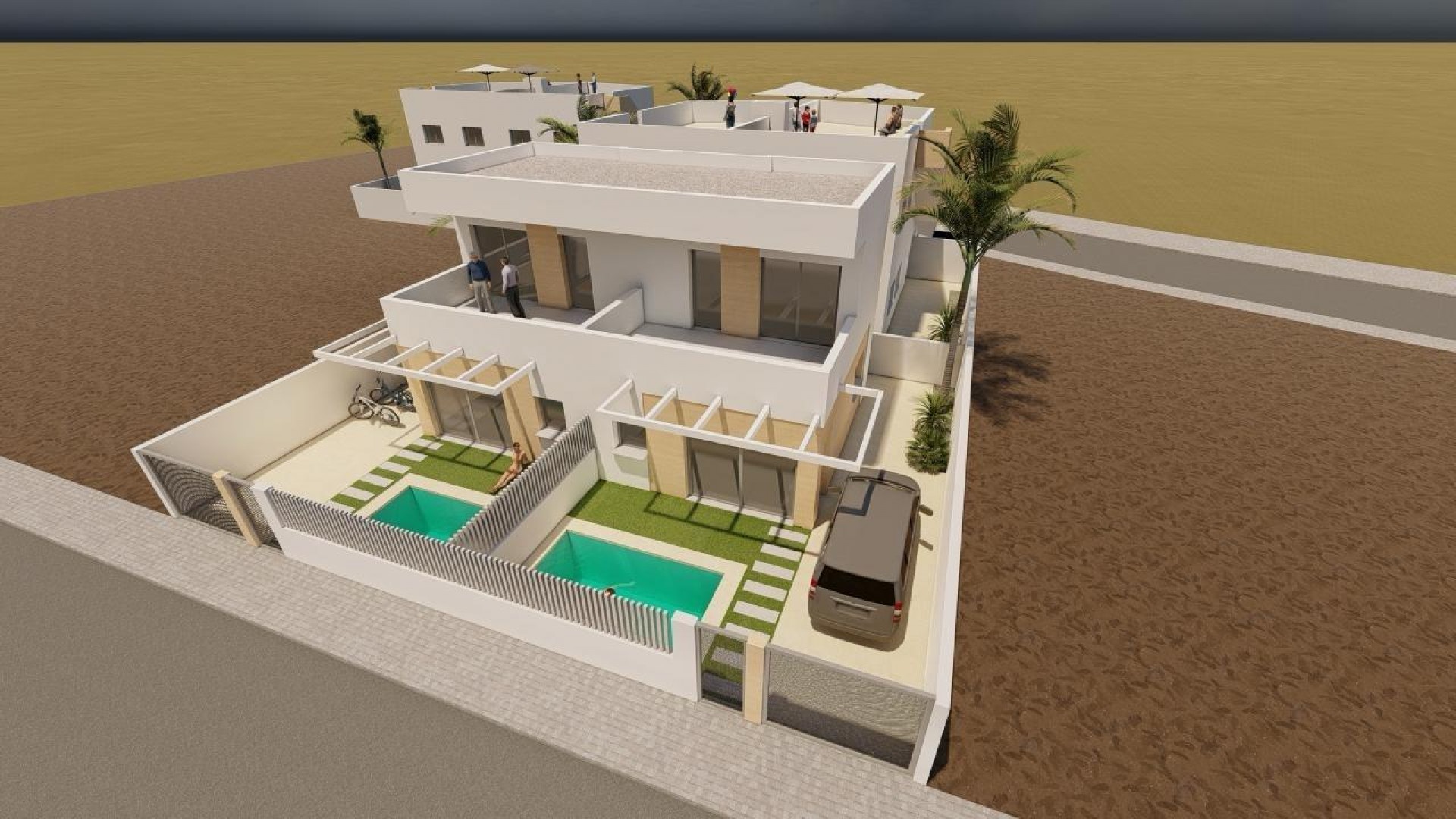 New Build - Freistehende Villa -
Puerto de mazarron - Mar De Plata