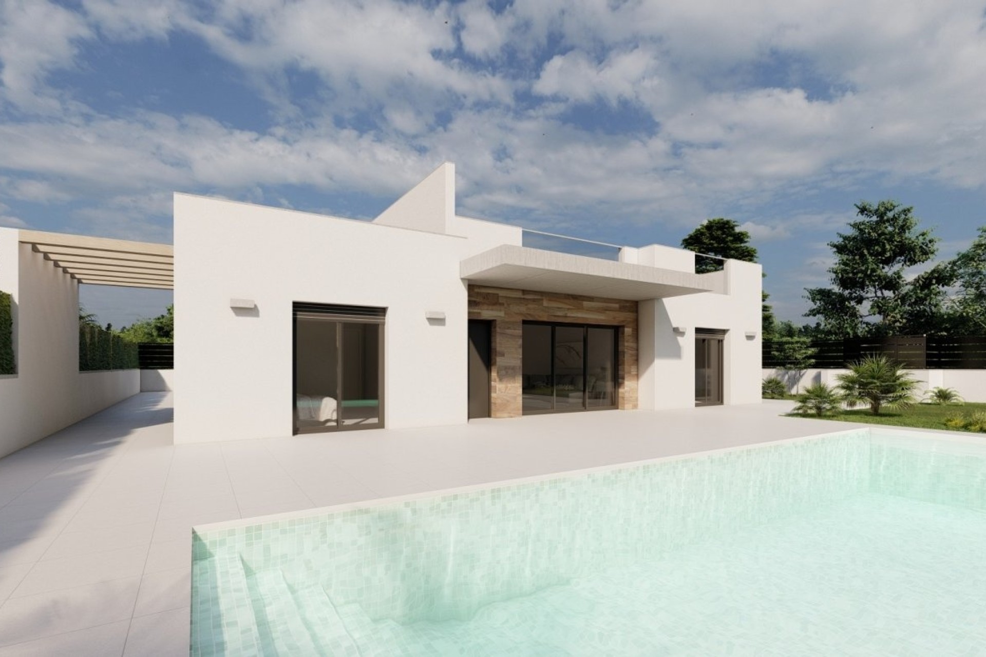 New Build - Freistehende Villa -
Torre Pacheco - Roldán