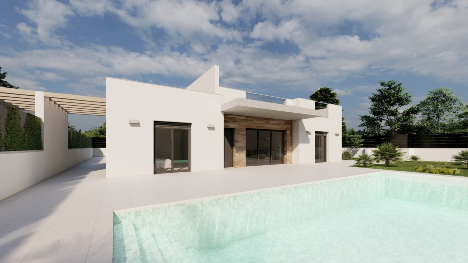 New Build - Freistehende Villa -
Torre Pacheco - Roldán