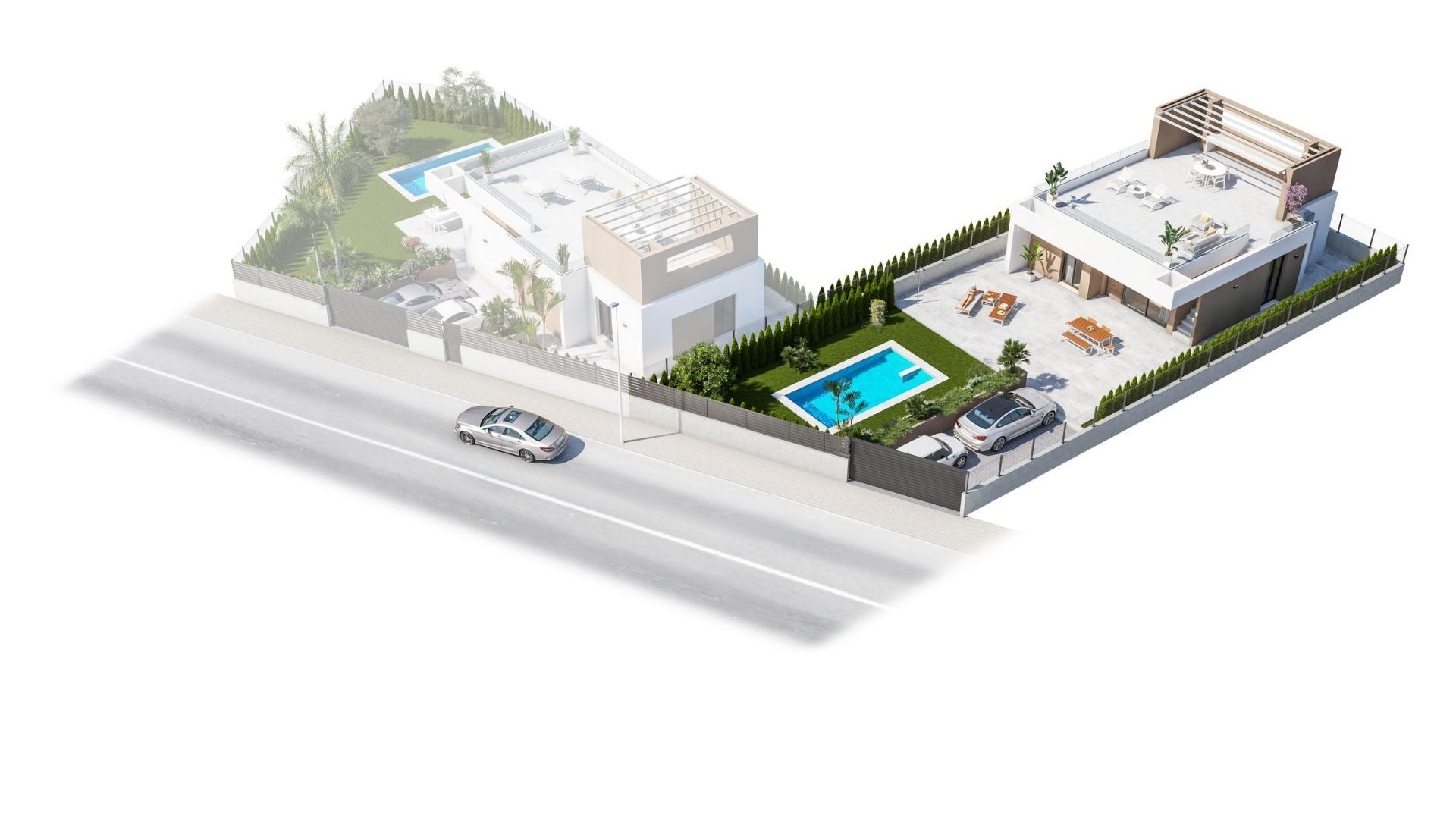 New Build - Freistehende Villa -
Vera - Pueblo Salinas