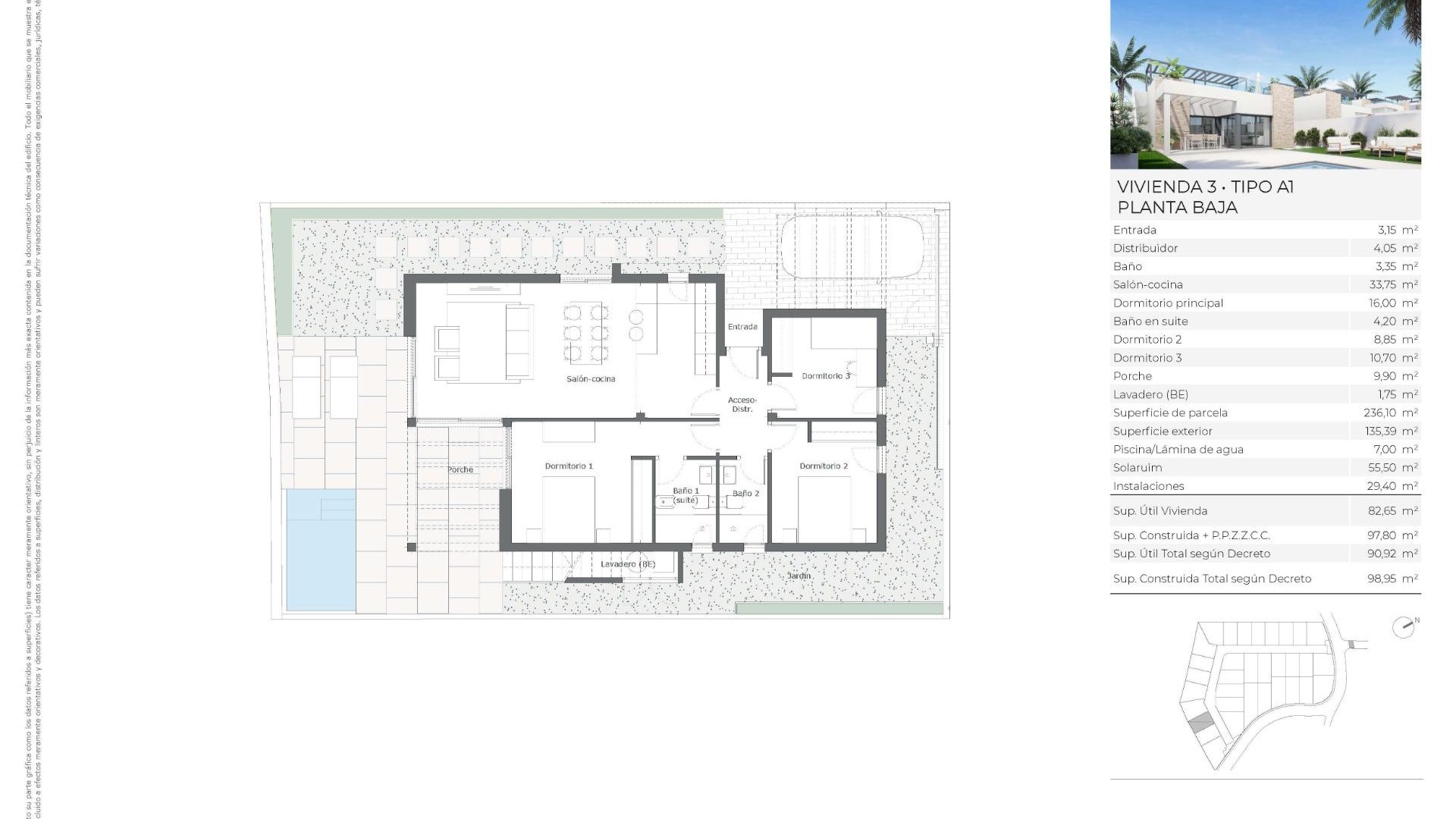 New Build - Freistehende Villa -
Vera - Valle del Este Golf