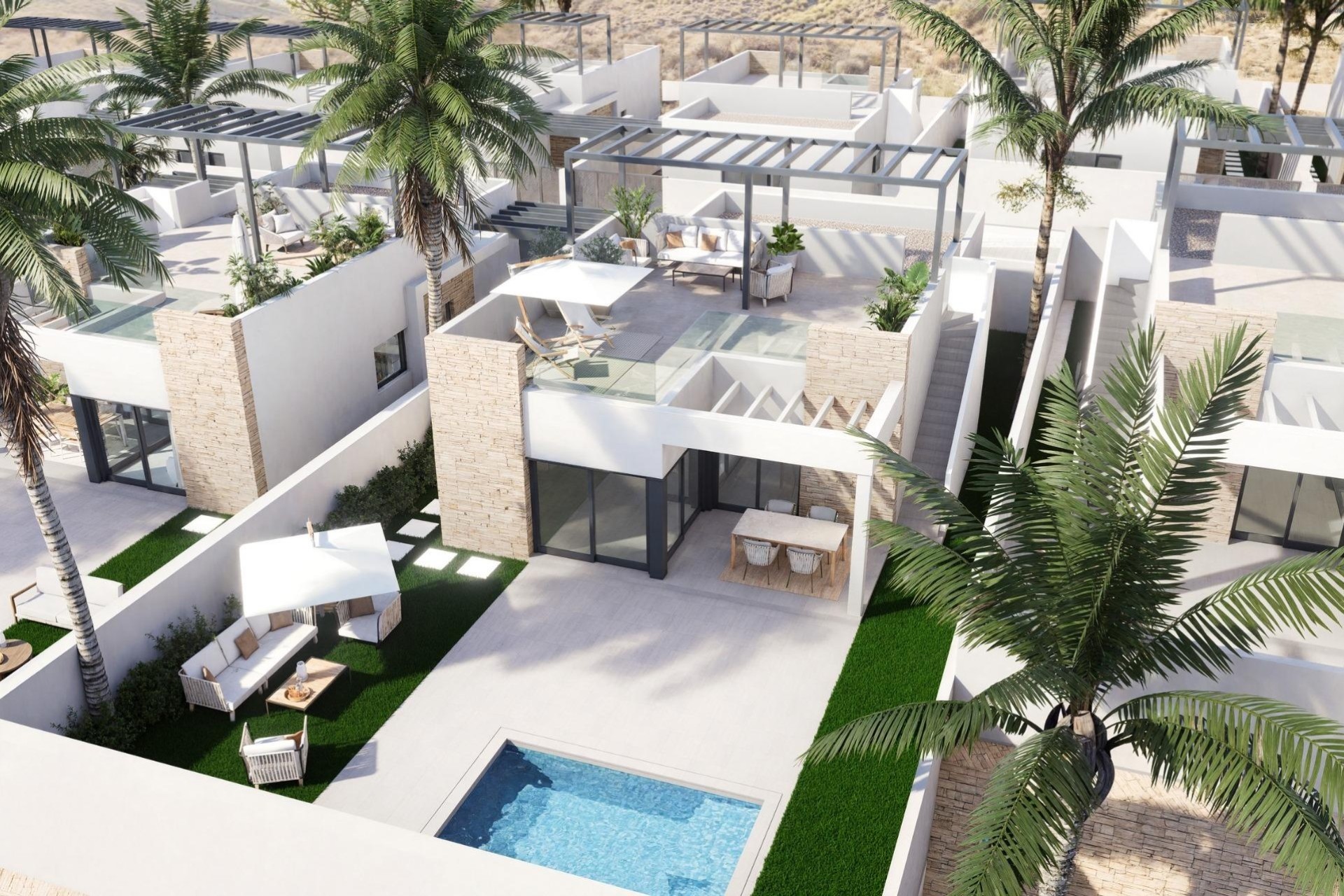 New Build - Freistehende Villa -
Vera - Valle del Este Golf