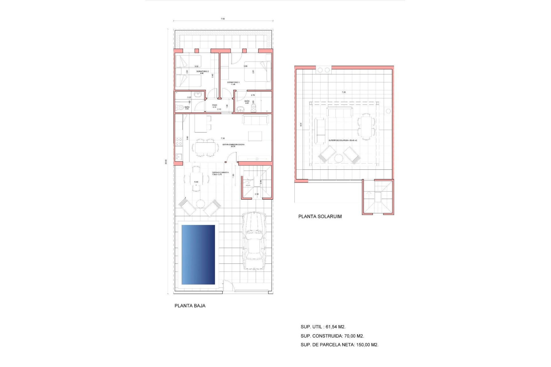New Build - Reihenhaus -
Fuente Alamo - La Pinilla