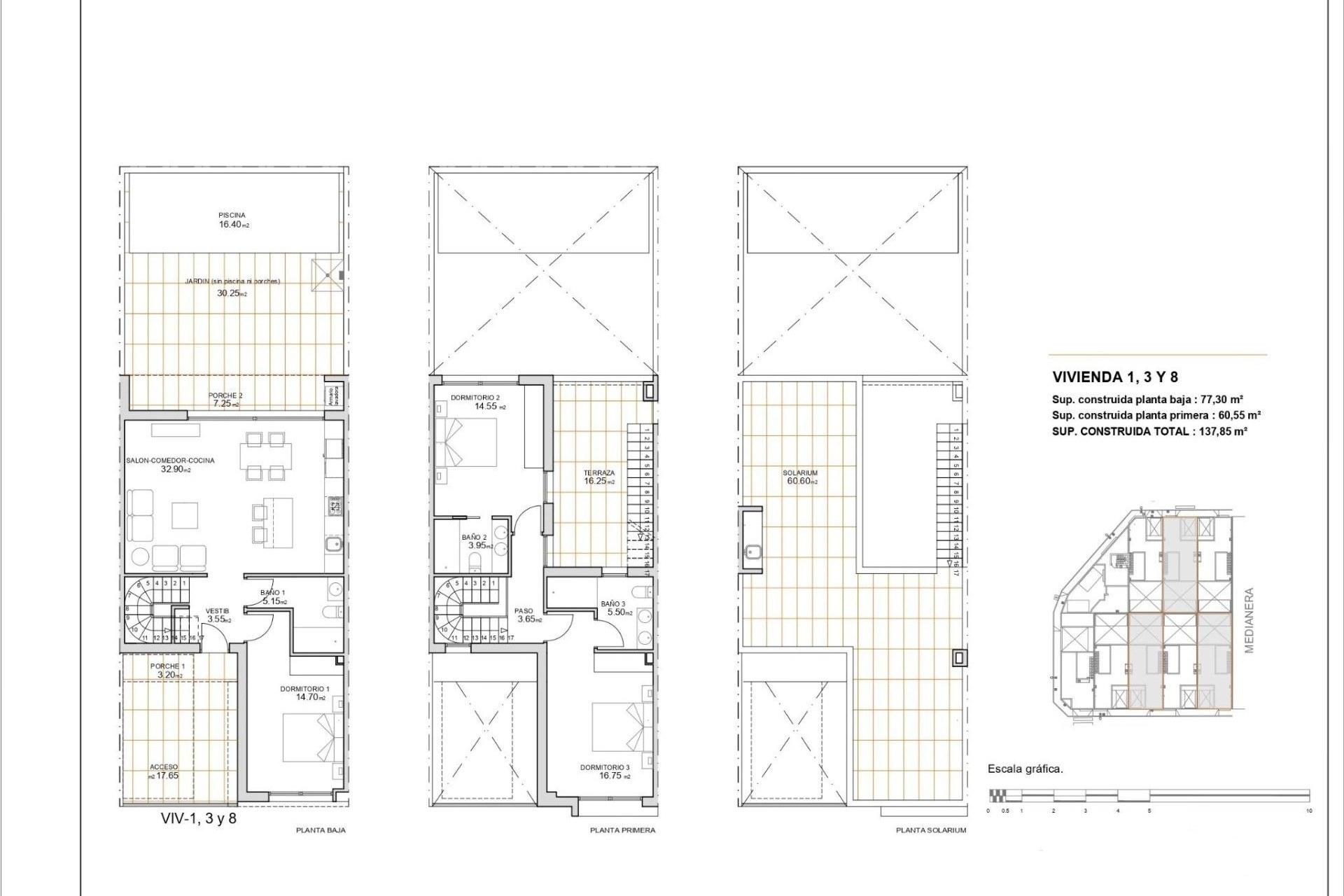 New Build - Reihenhaus -
San Javier - pueblo