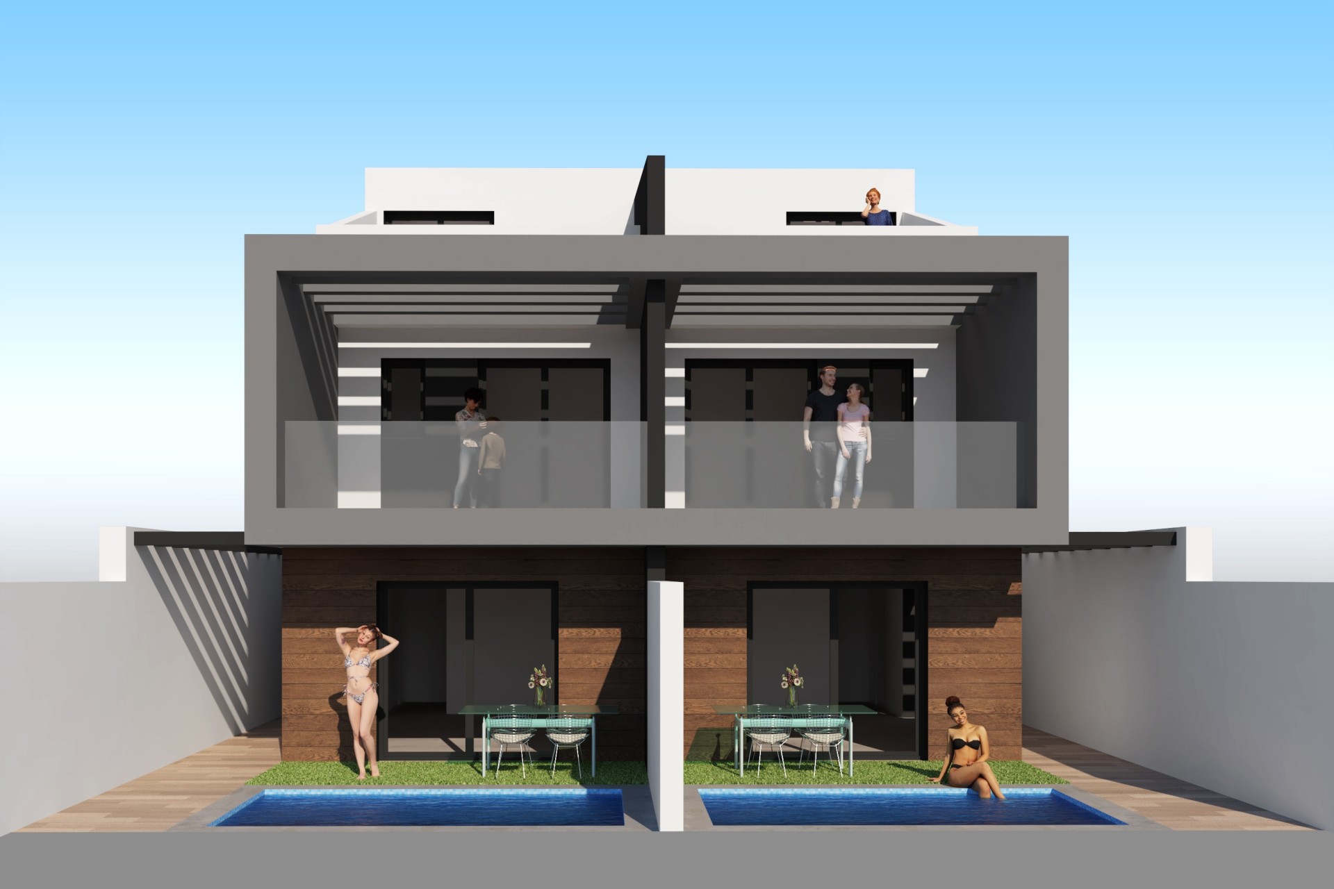 New Build - Semi Detached Villa -
San Javier