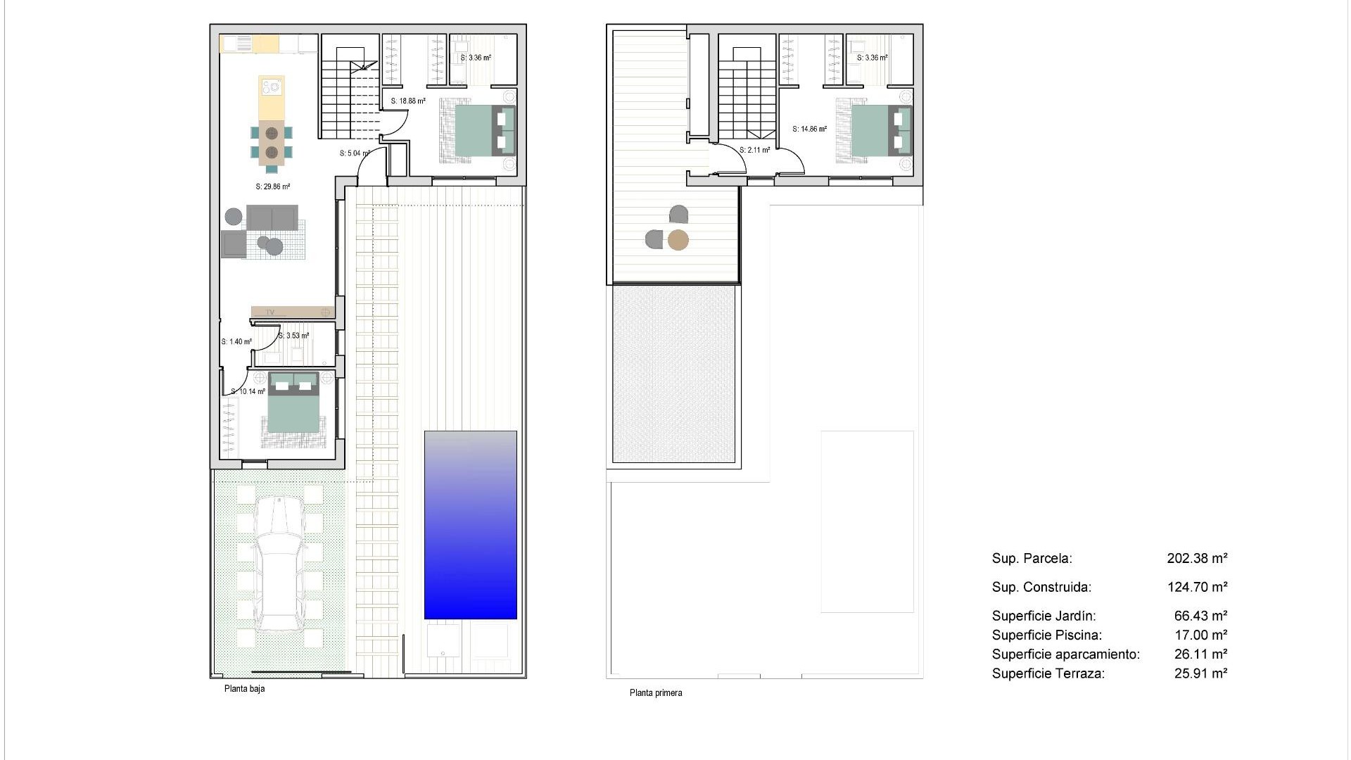 New Build - Town house -
San Javier - Parque del doce