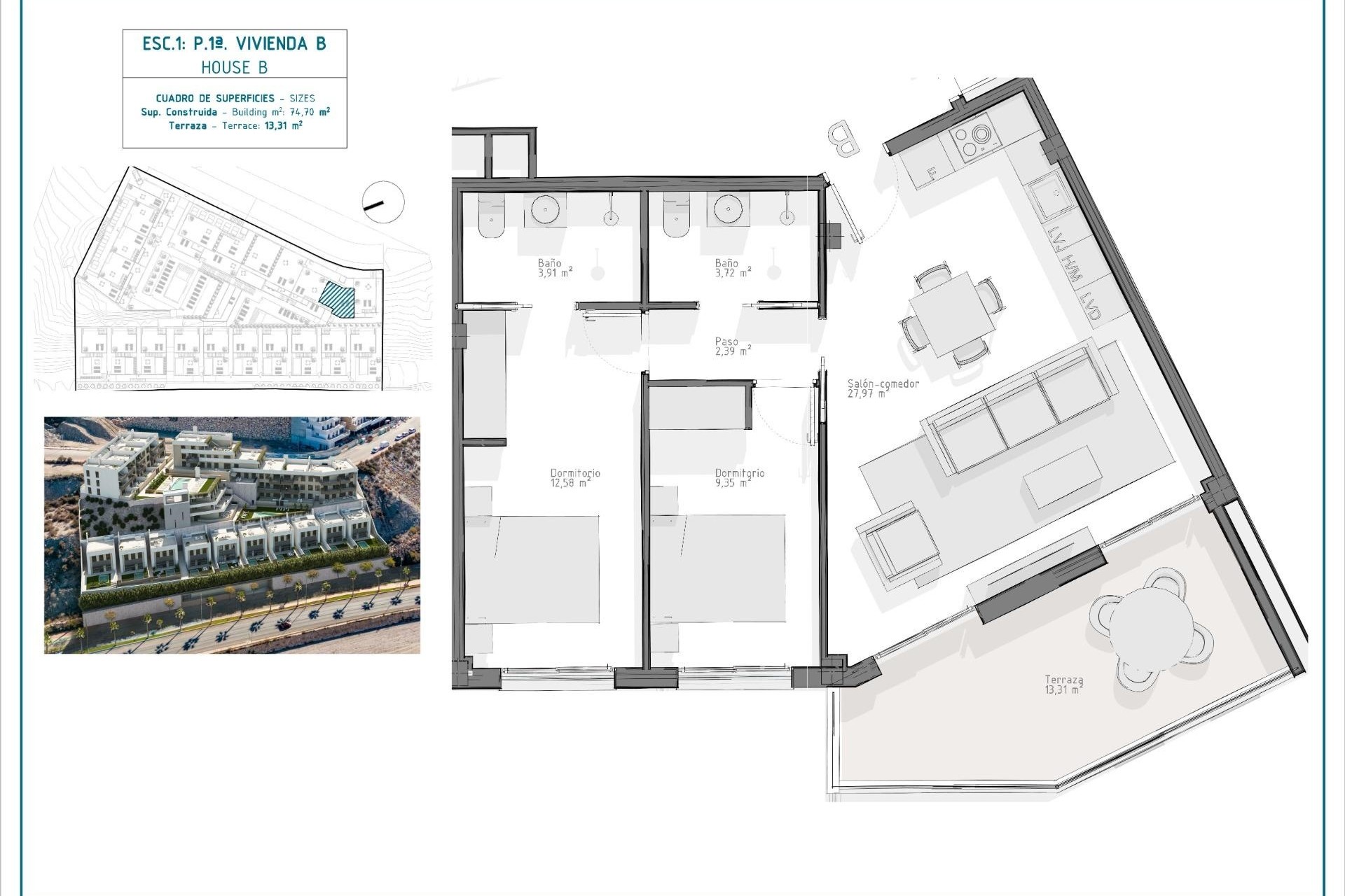 New Build - Wohnung / Apartment -
Águilas - Playa del Hornillo