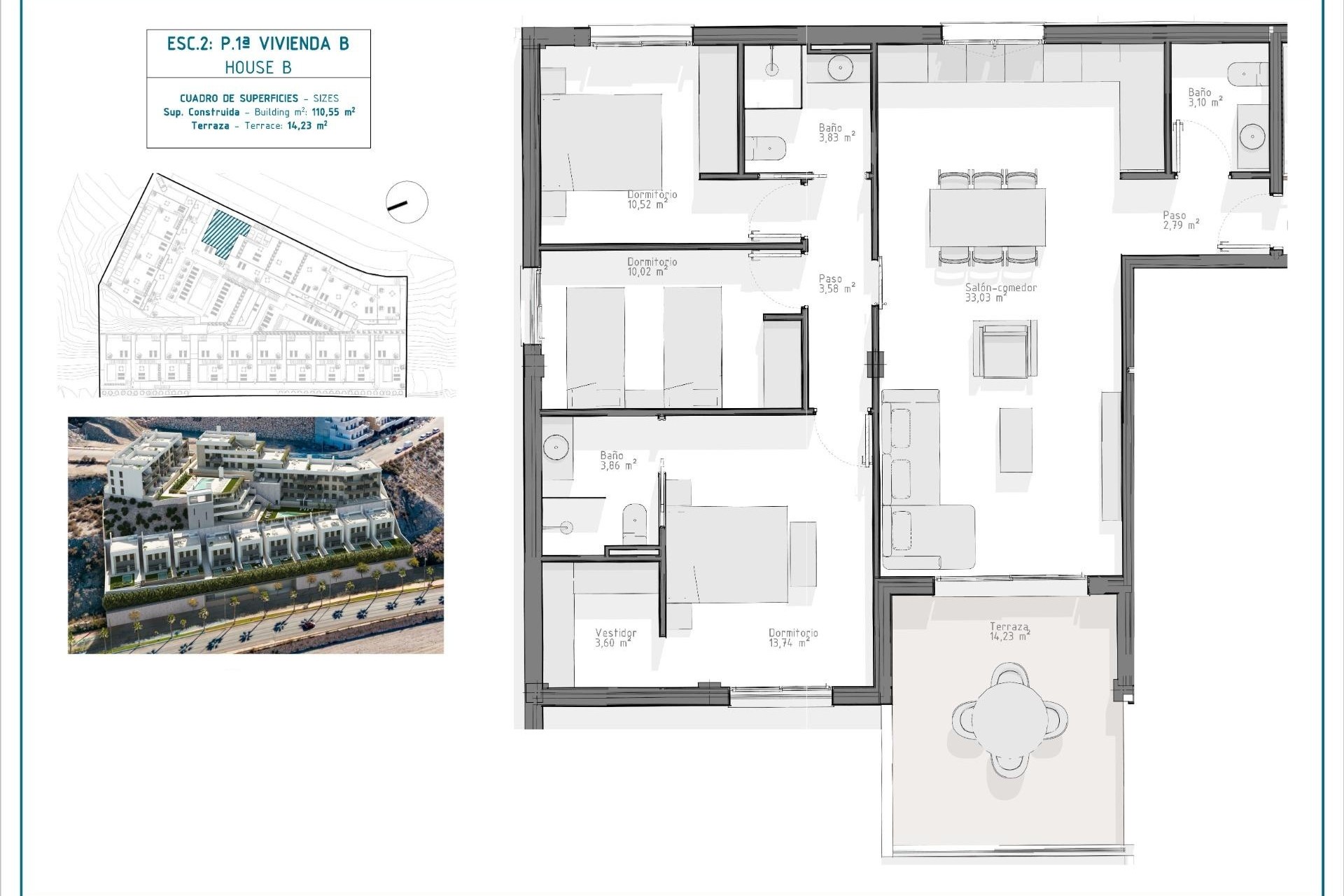 New Build - Wohnung / Apartment -
Águilas - Playa del Hornillo