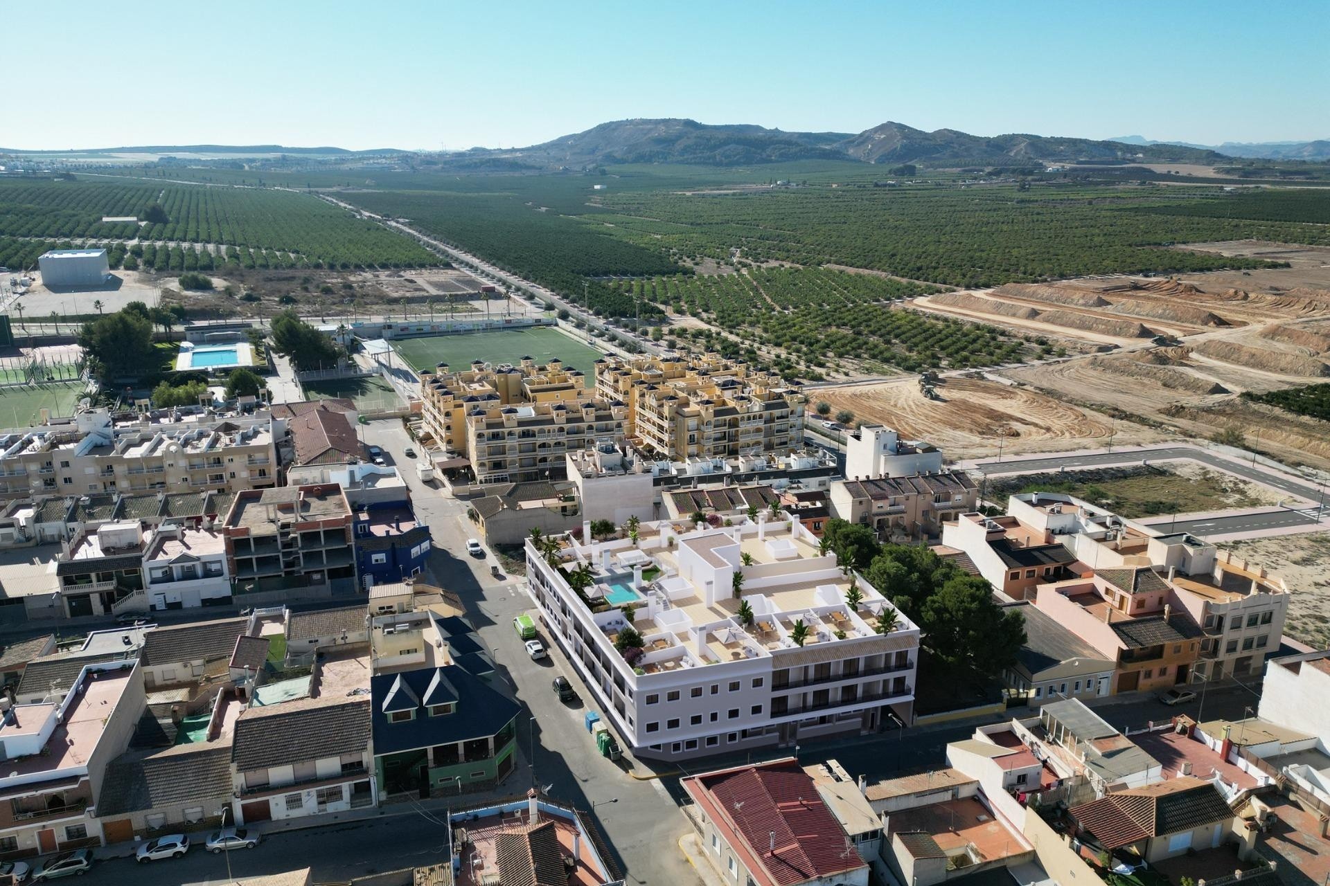 New Build - Wohnung / Apartment -
Algorfa - Pueblo