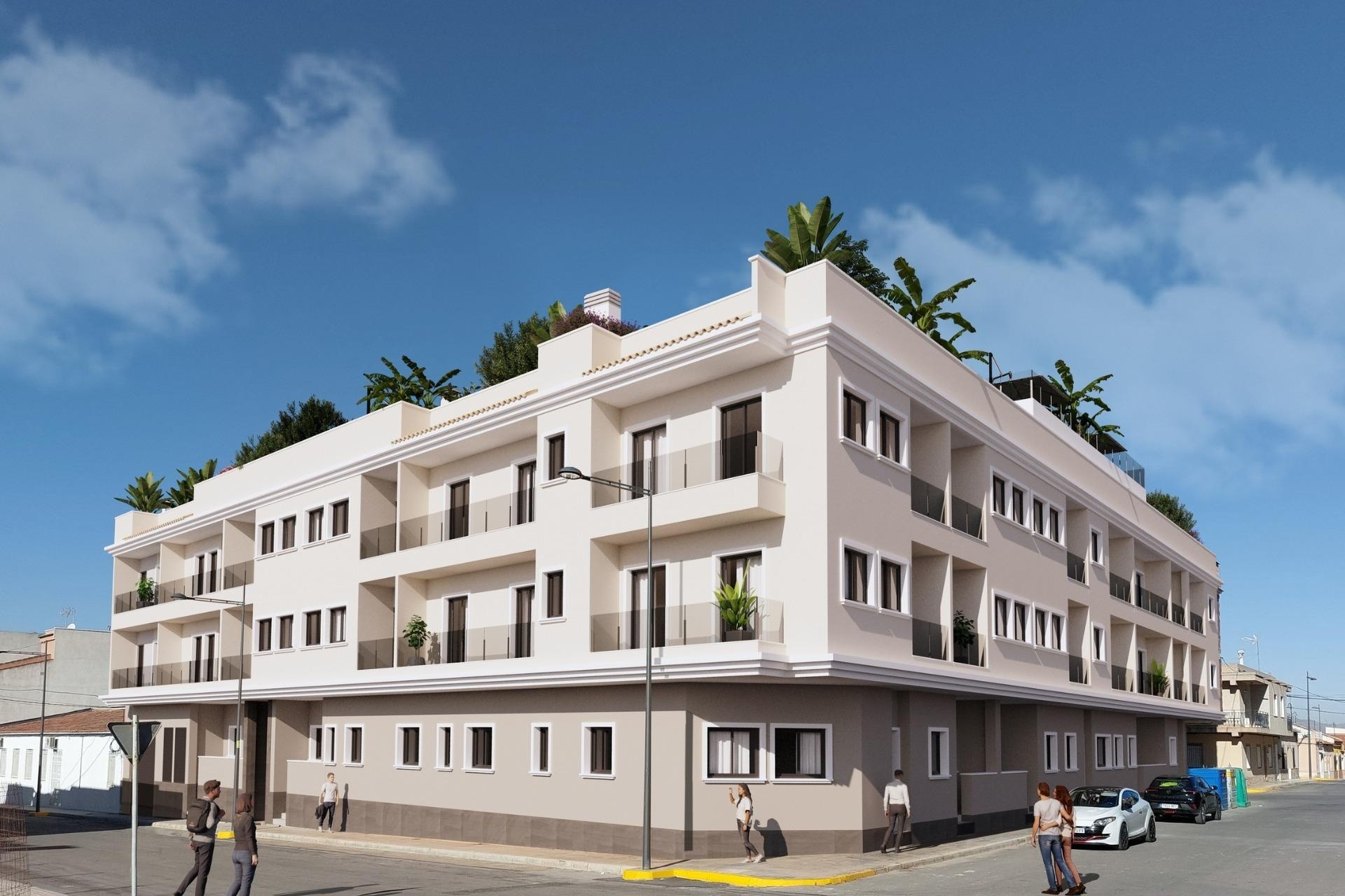 New Build - Wohnung / Apartment -
Algorfa - Pueblo